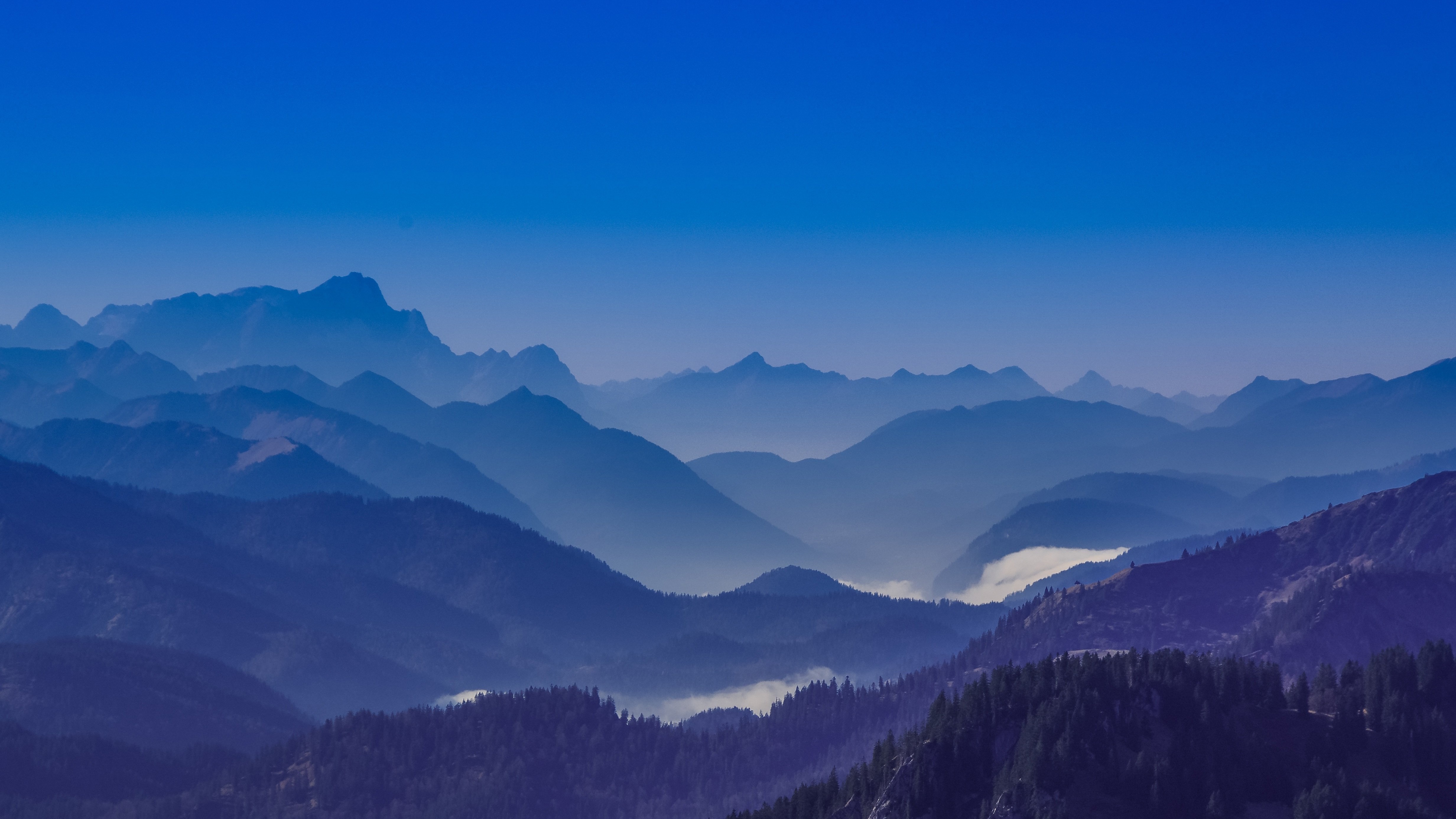 Blue Mountains Landscape HD Wallpaper