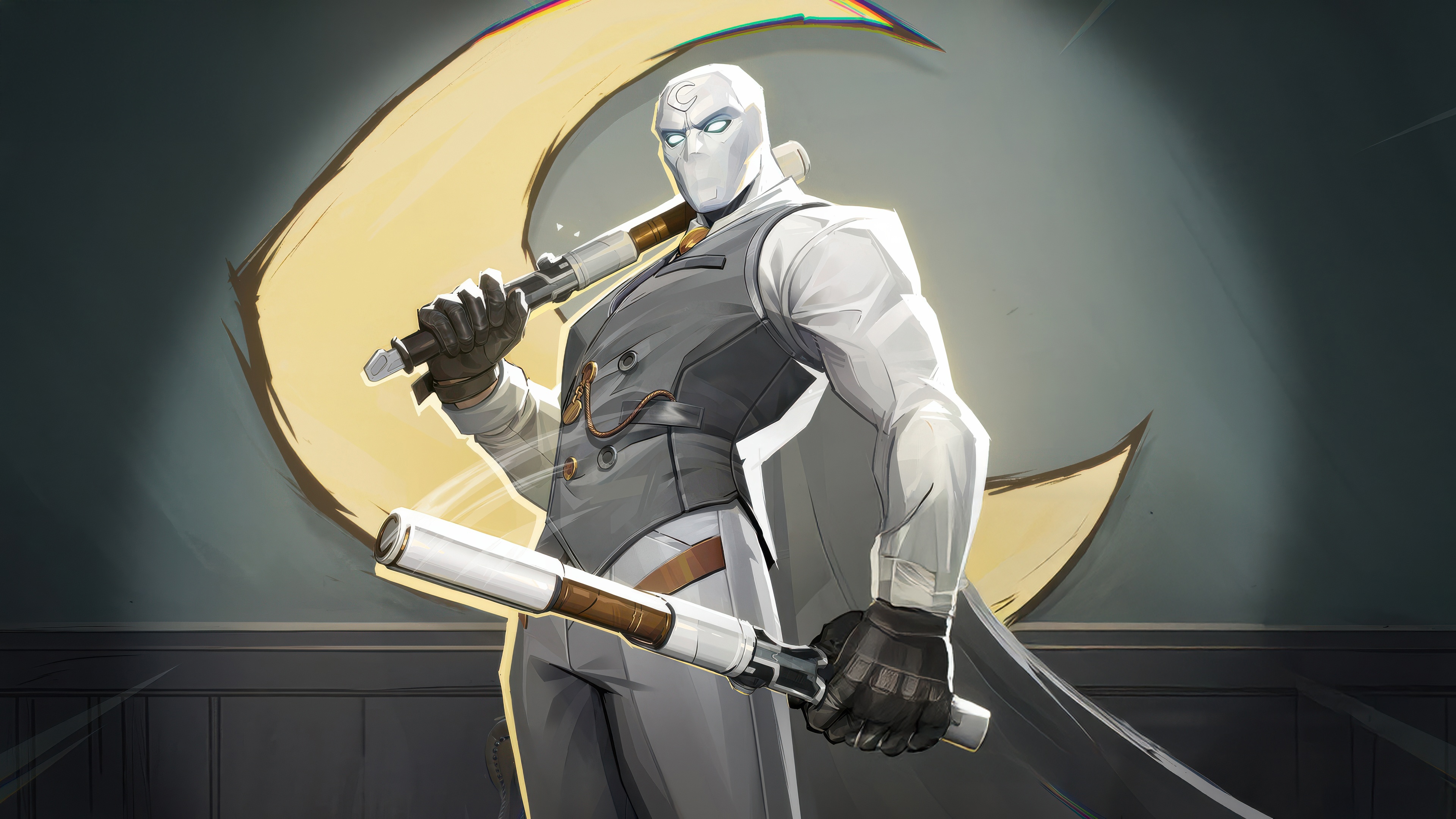 Moon Knight from Marvel Rivals Game HD Wallpaper