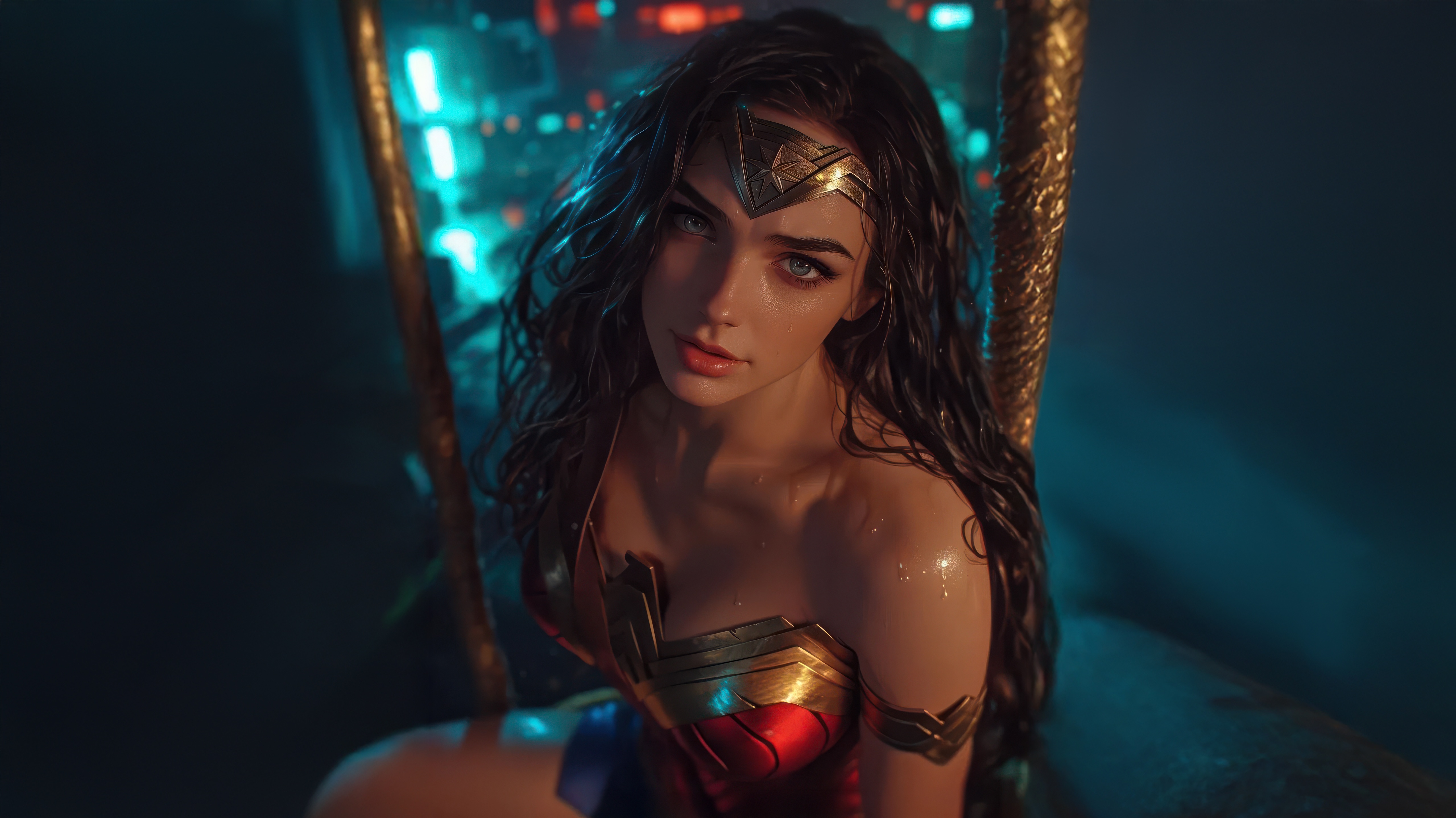 Wonder Woman Divine Defender HD Wallpaper