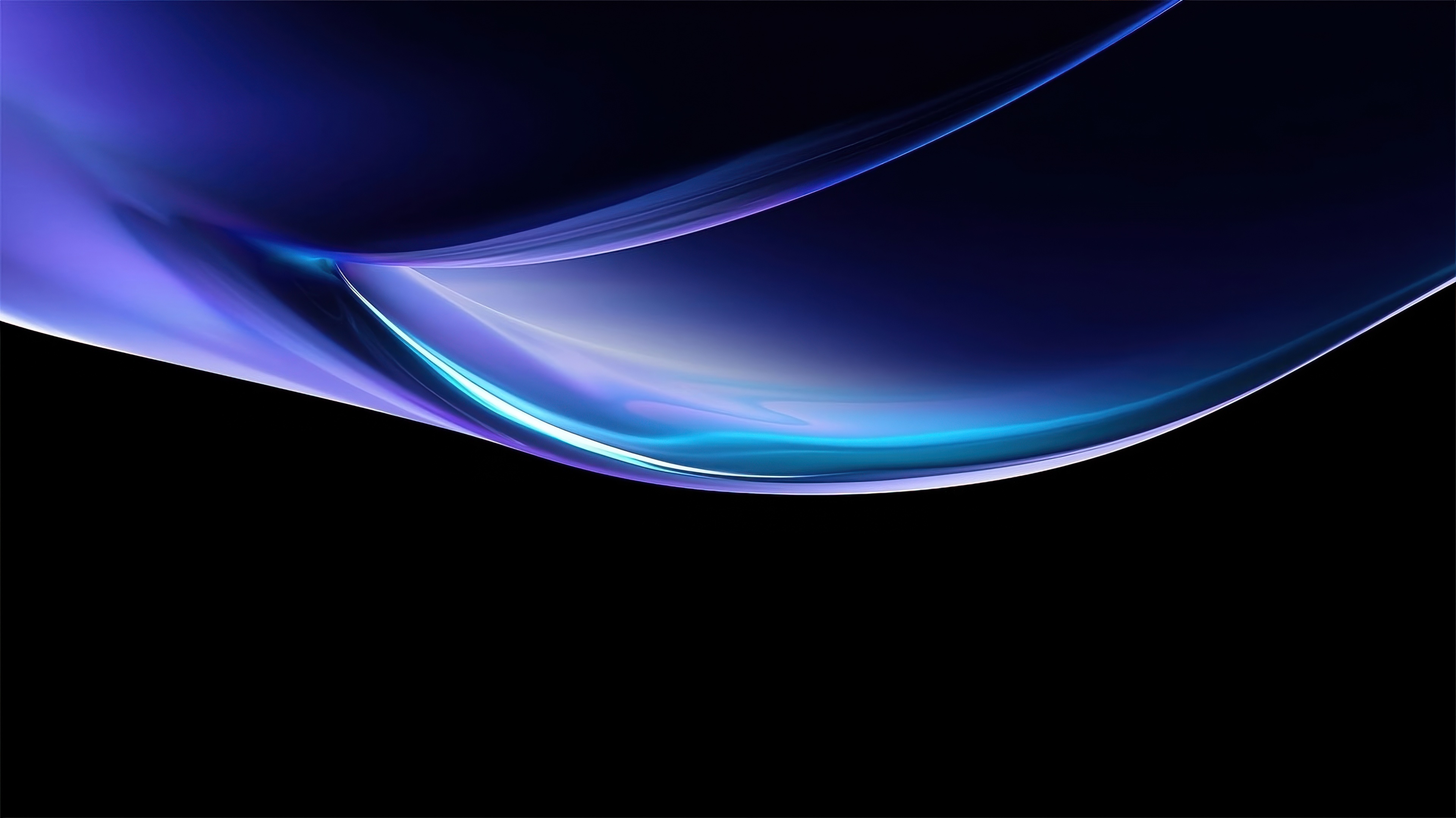 Compaq Abstract Blue and Purple Swirls HD Wallpaper