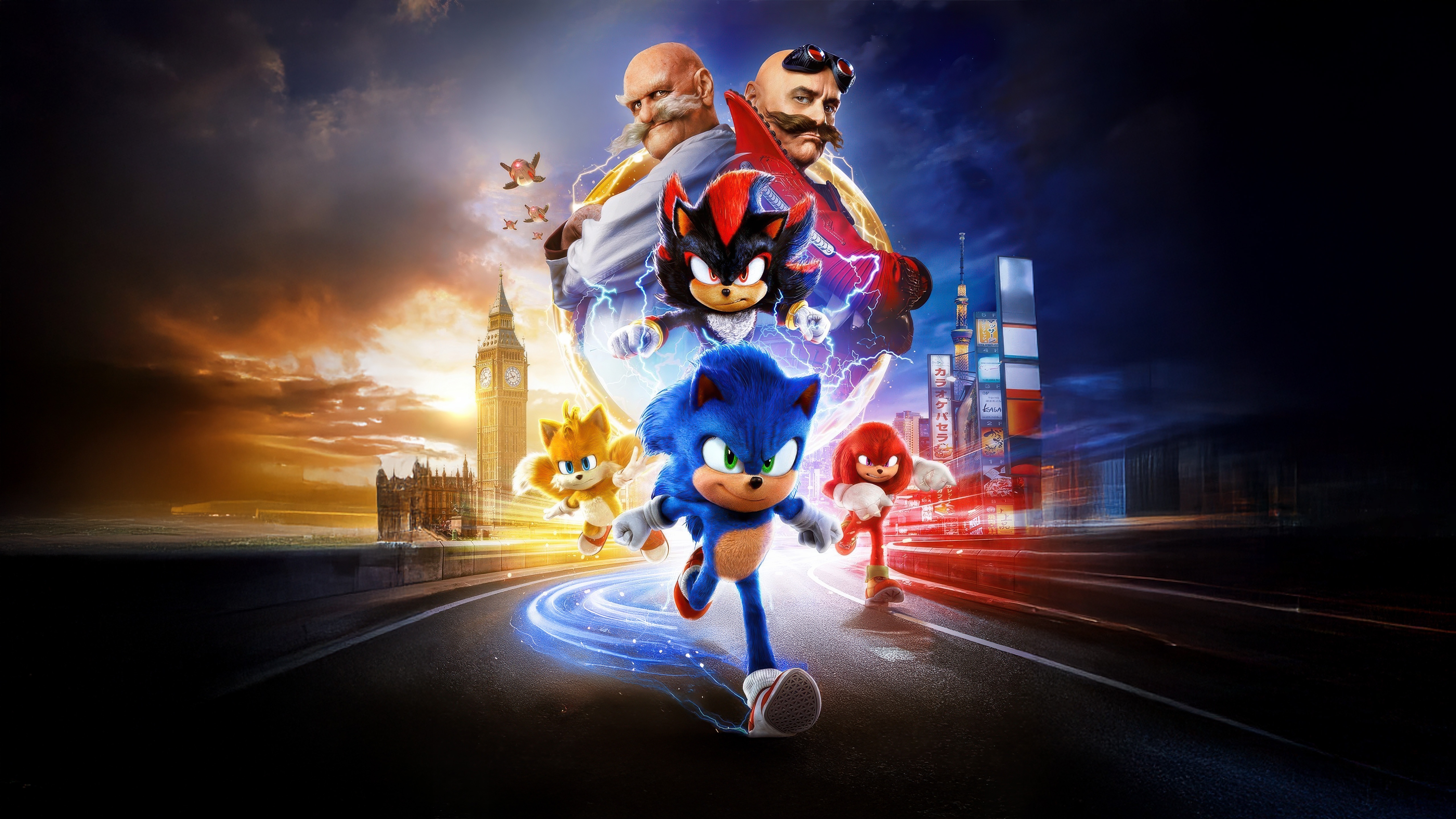 Sonic the Hedgehog 3 Characters HD Wallpaper