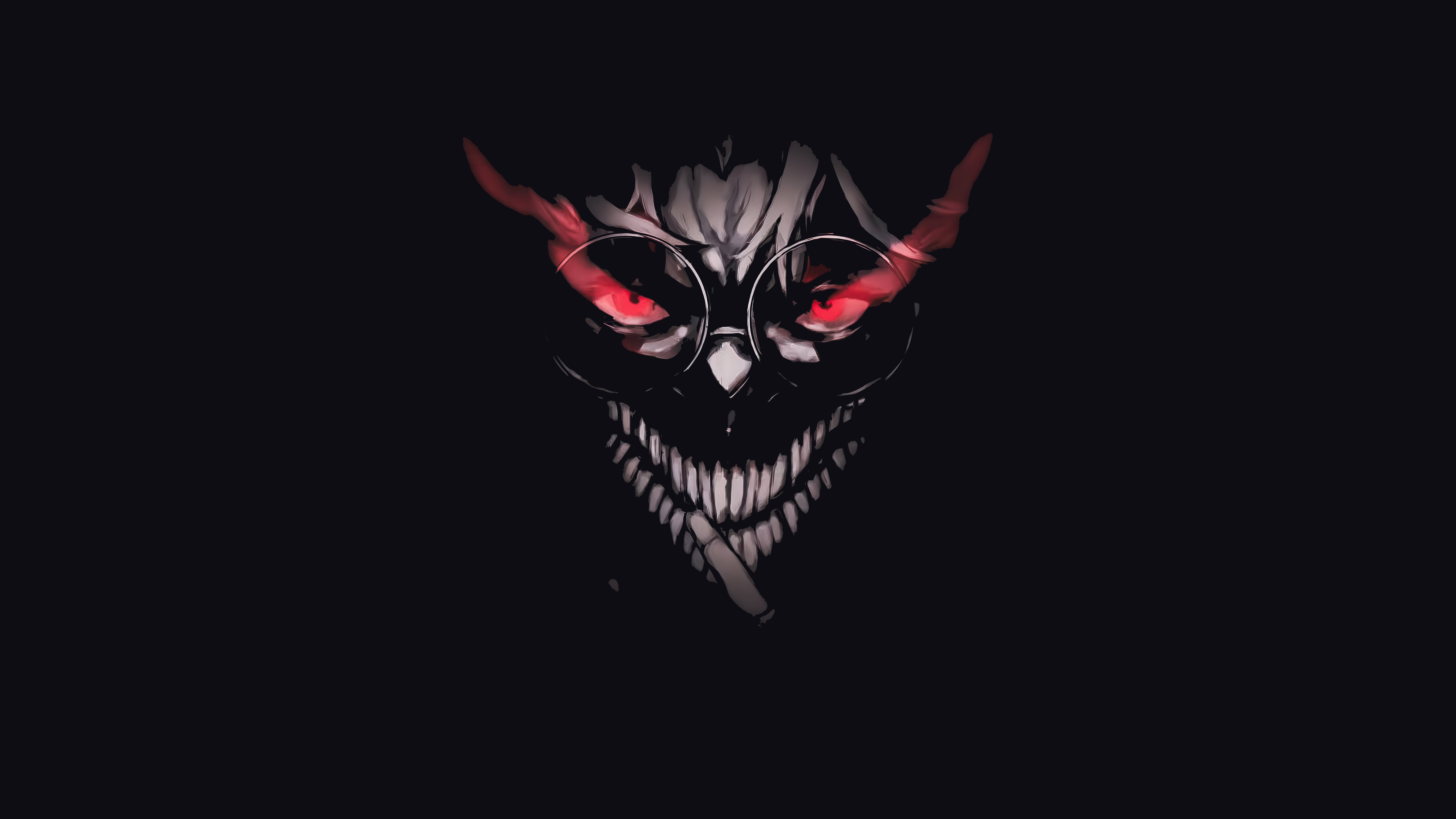 Dandadan: Demon with Glasses and Cigarette HD Wallpaper