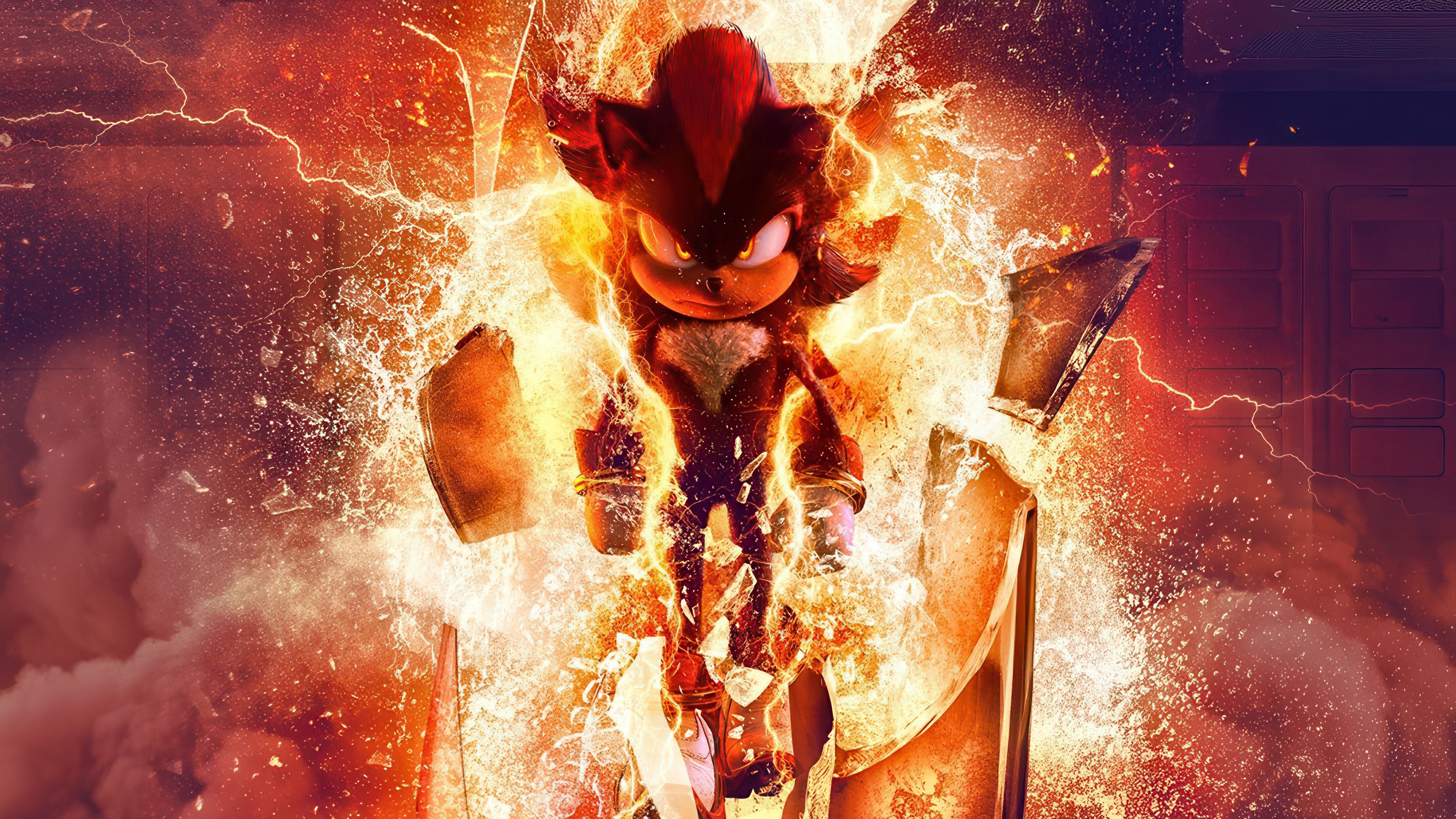 Shadow the Hedgehog Sonic The Hedgehog 3 4DX Poster HD Wallpaper