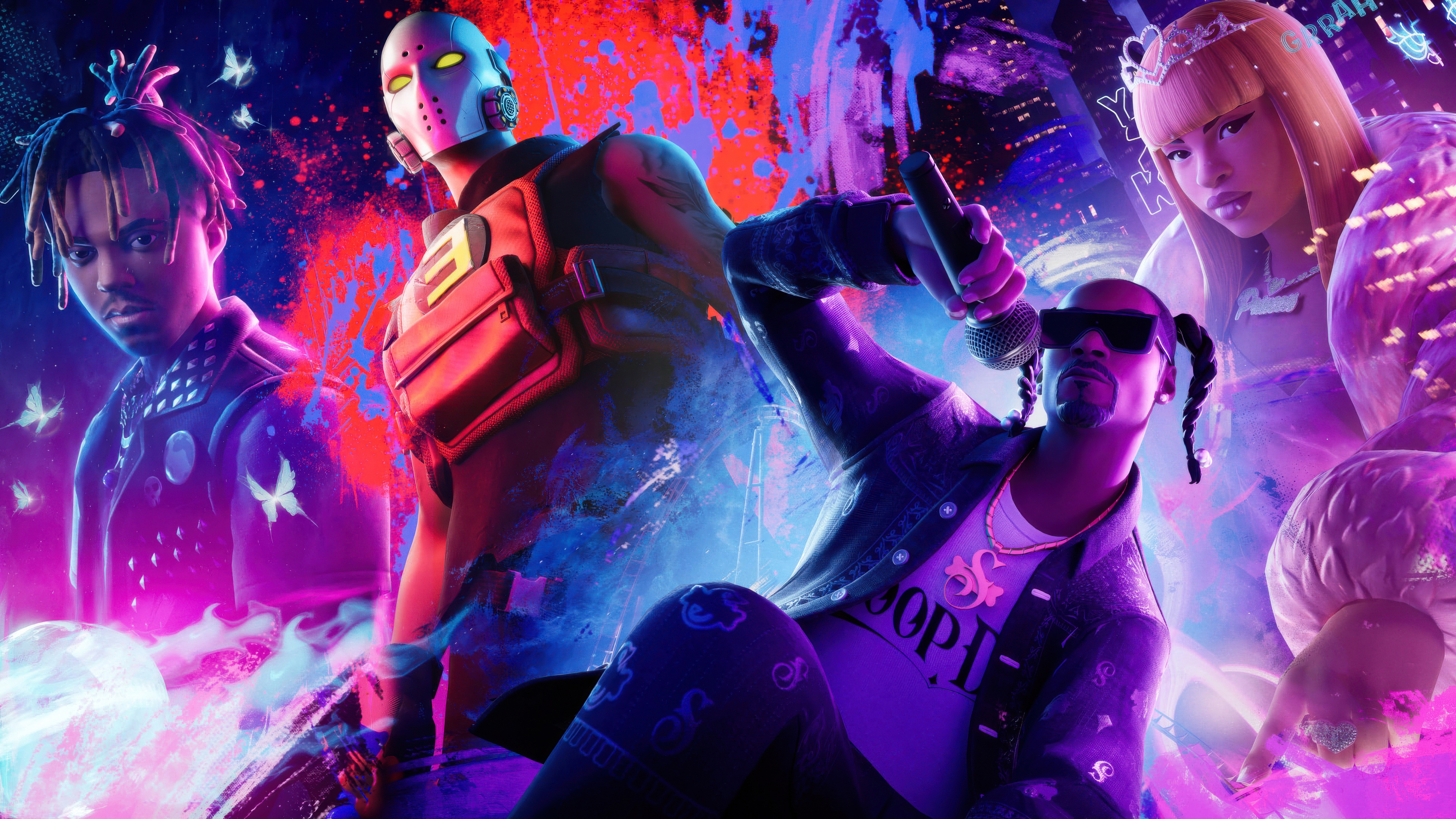 Fortnite Chapter 2 The Finale with Rappers HD Wallpaper