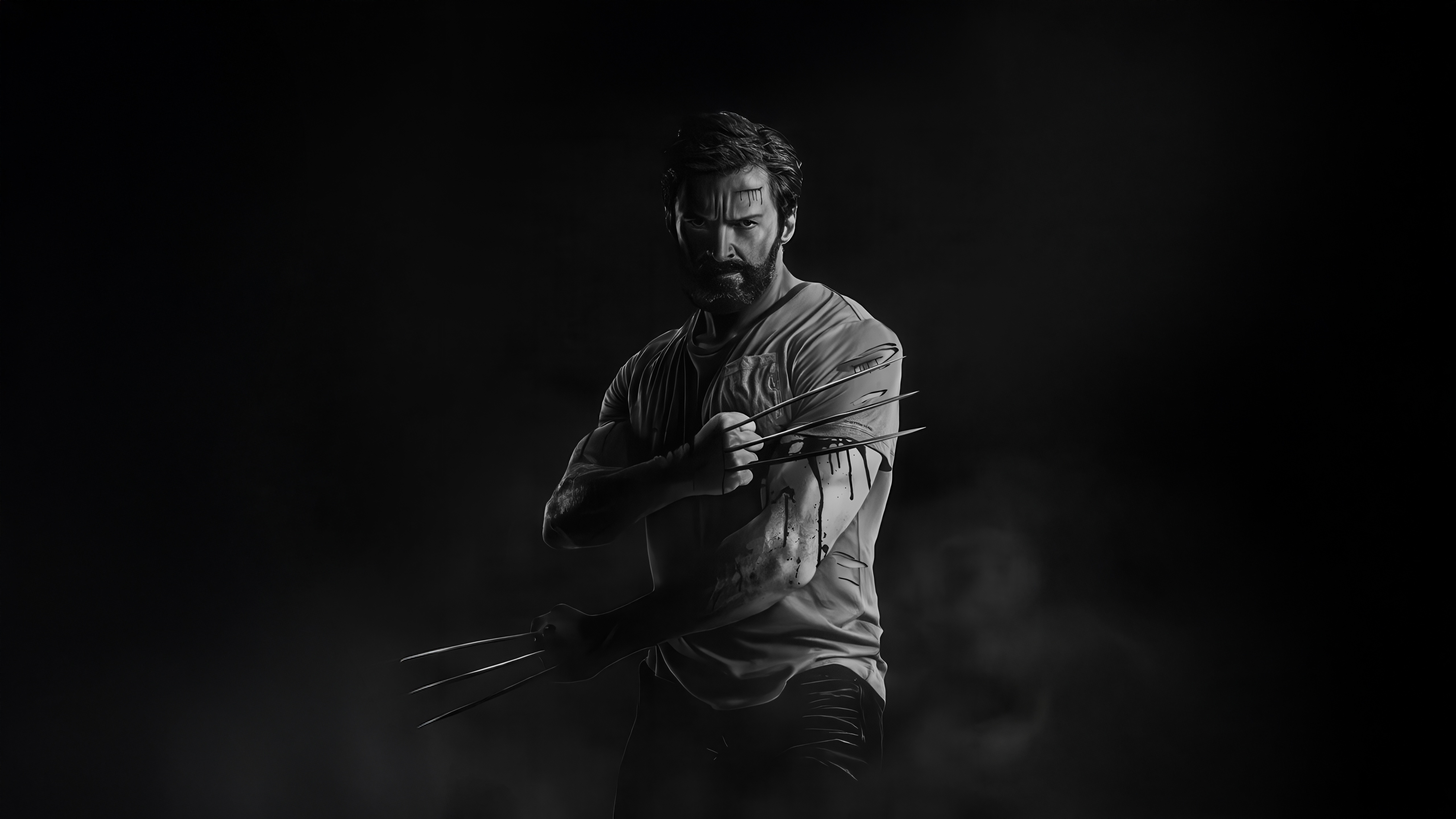 Wolverine with adamantium claws HD Wallpaper