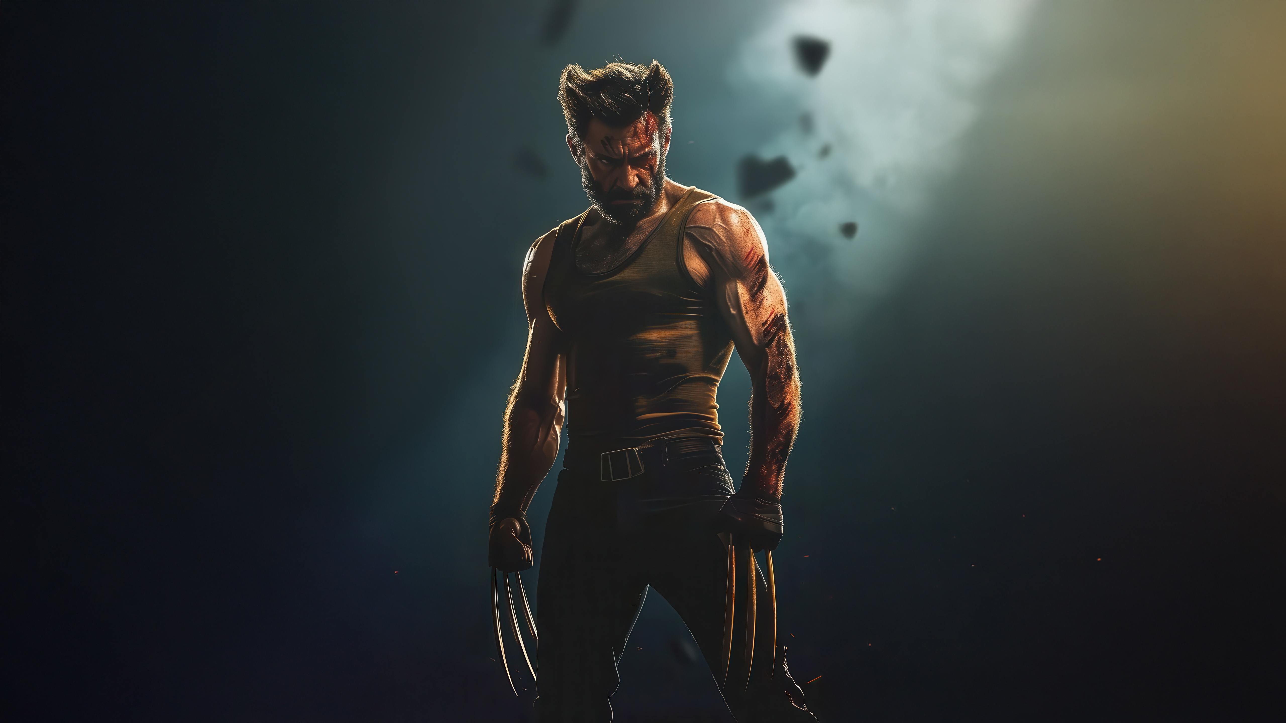 Wolverine with Adamantium Claws HD Wallpaper