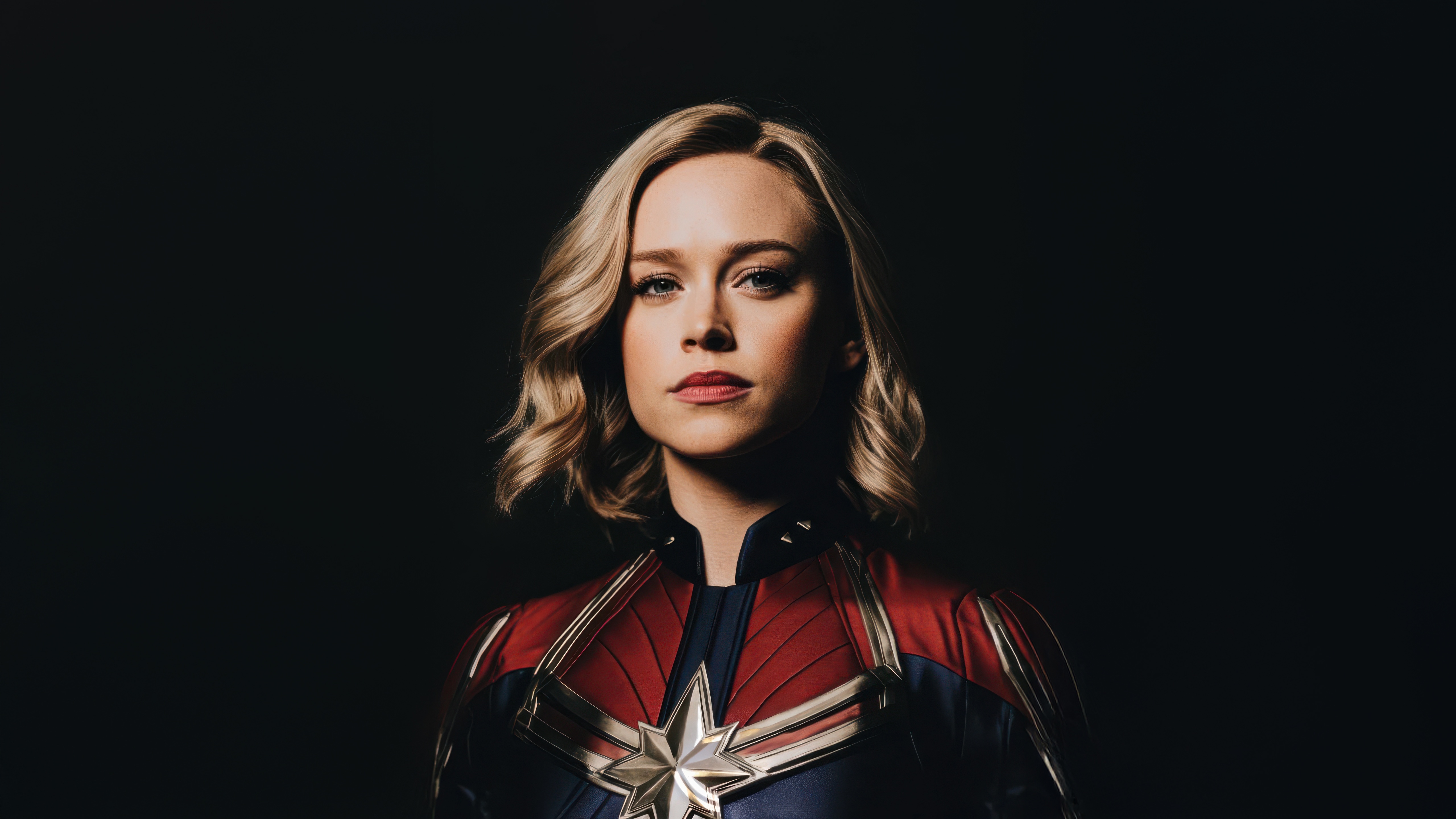 Captain Marvel in her costume HD Wallpaper