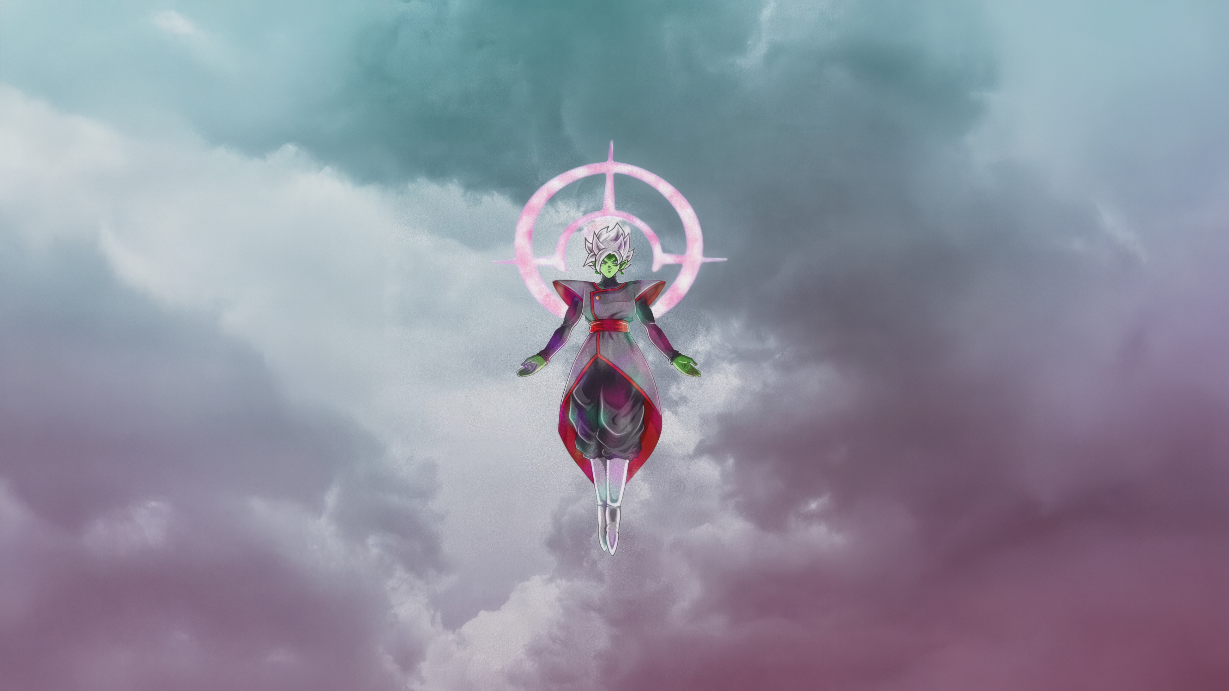 Zamasu from Dragon Ball with a halo HD Wallpaper
