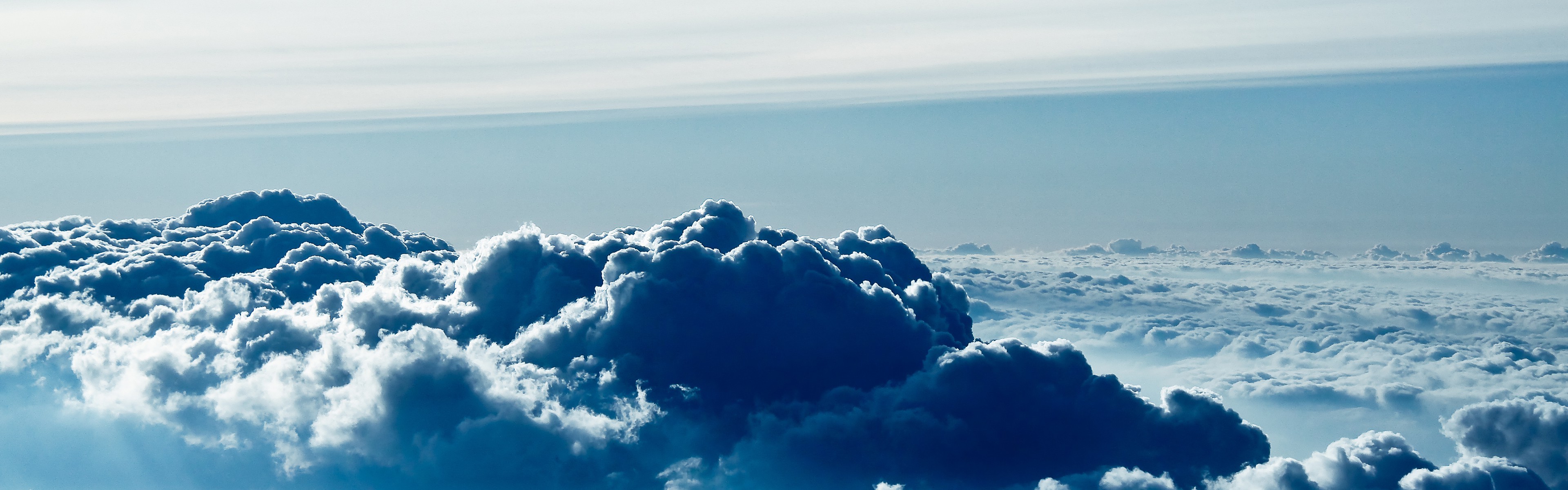 Clouds from above HD Wallpaper