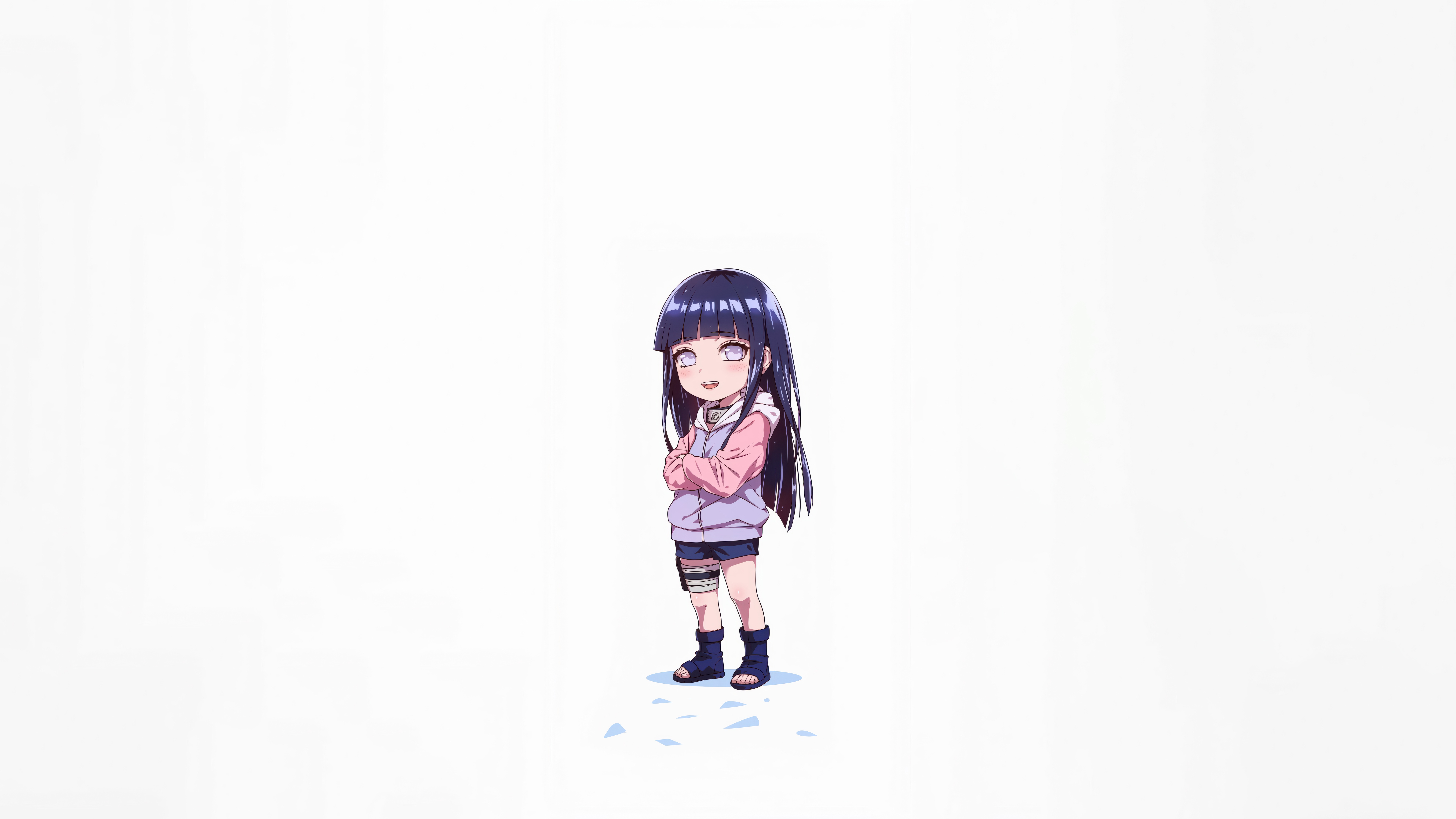 Chibi Hinata Hyuga from Naruto HD Wallpaper