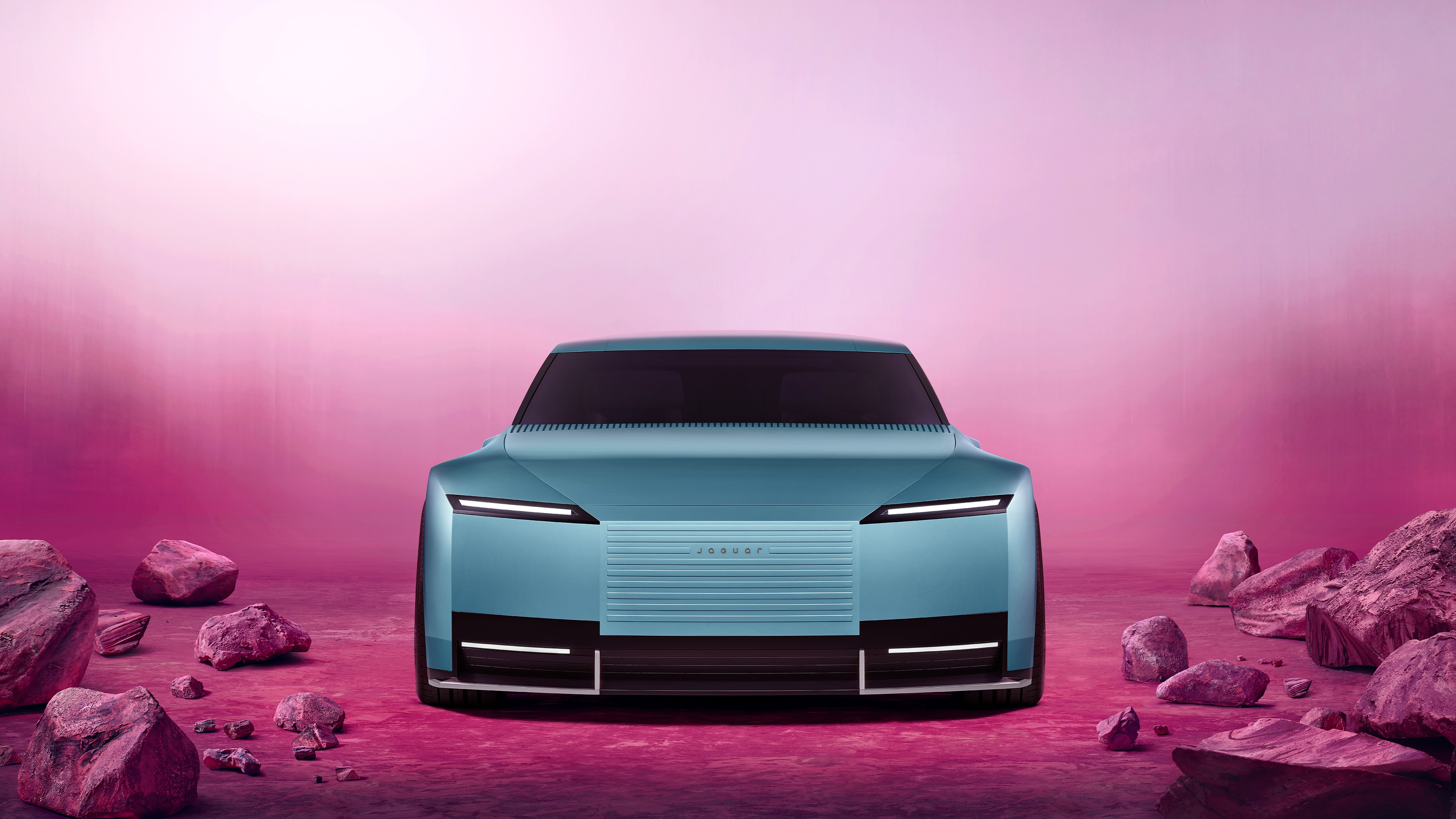 Jaguar Type 00 Concept car front view HD Wallpaper