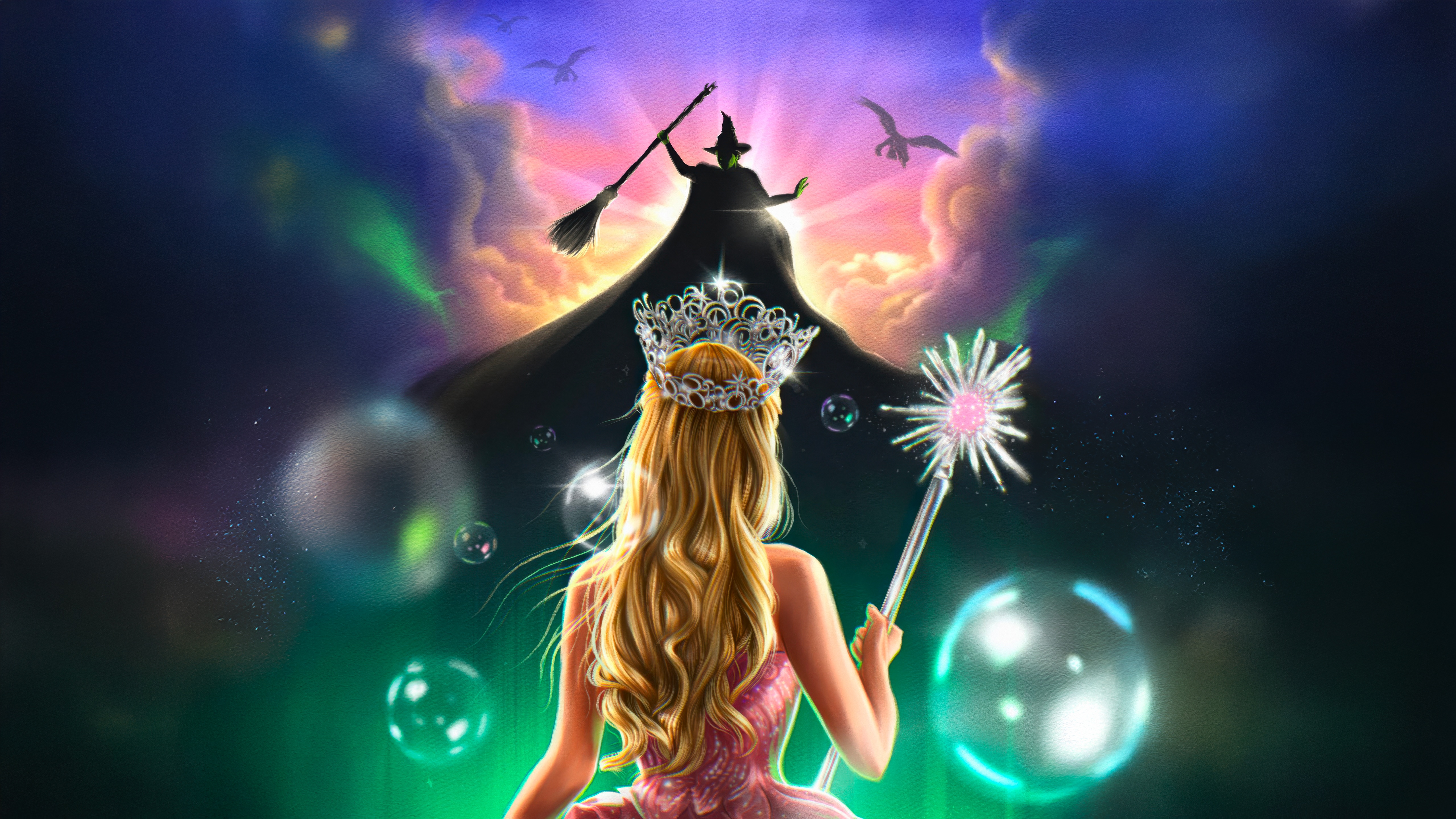Wicked Movie Magical Realm HD Wallpaper