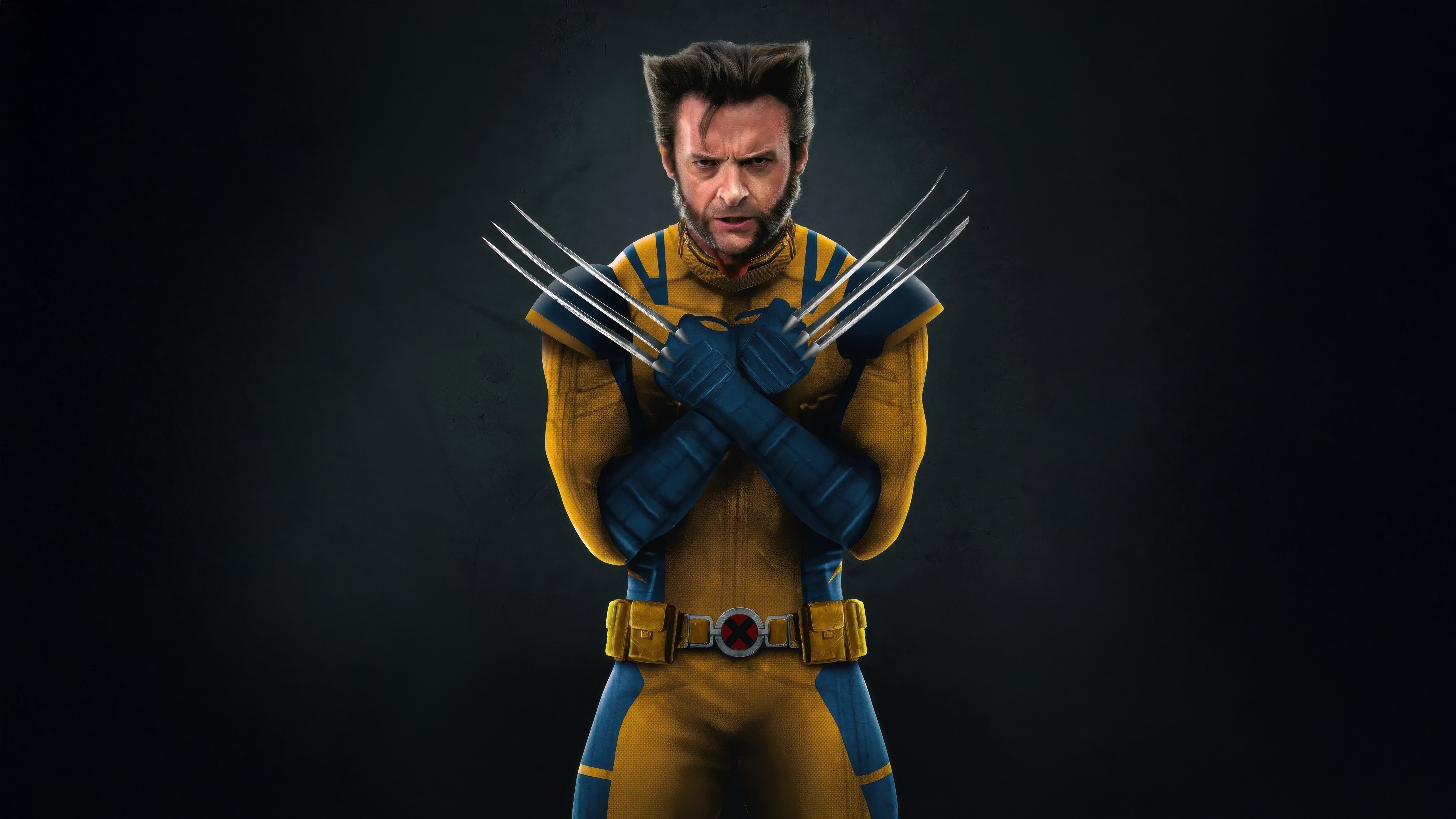 Wolverine with adamantium claws HD Wallpaper