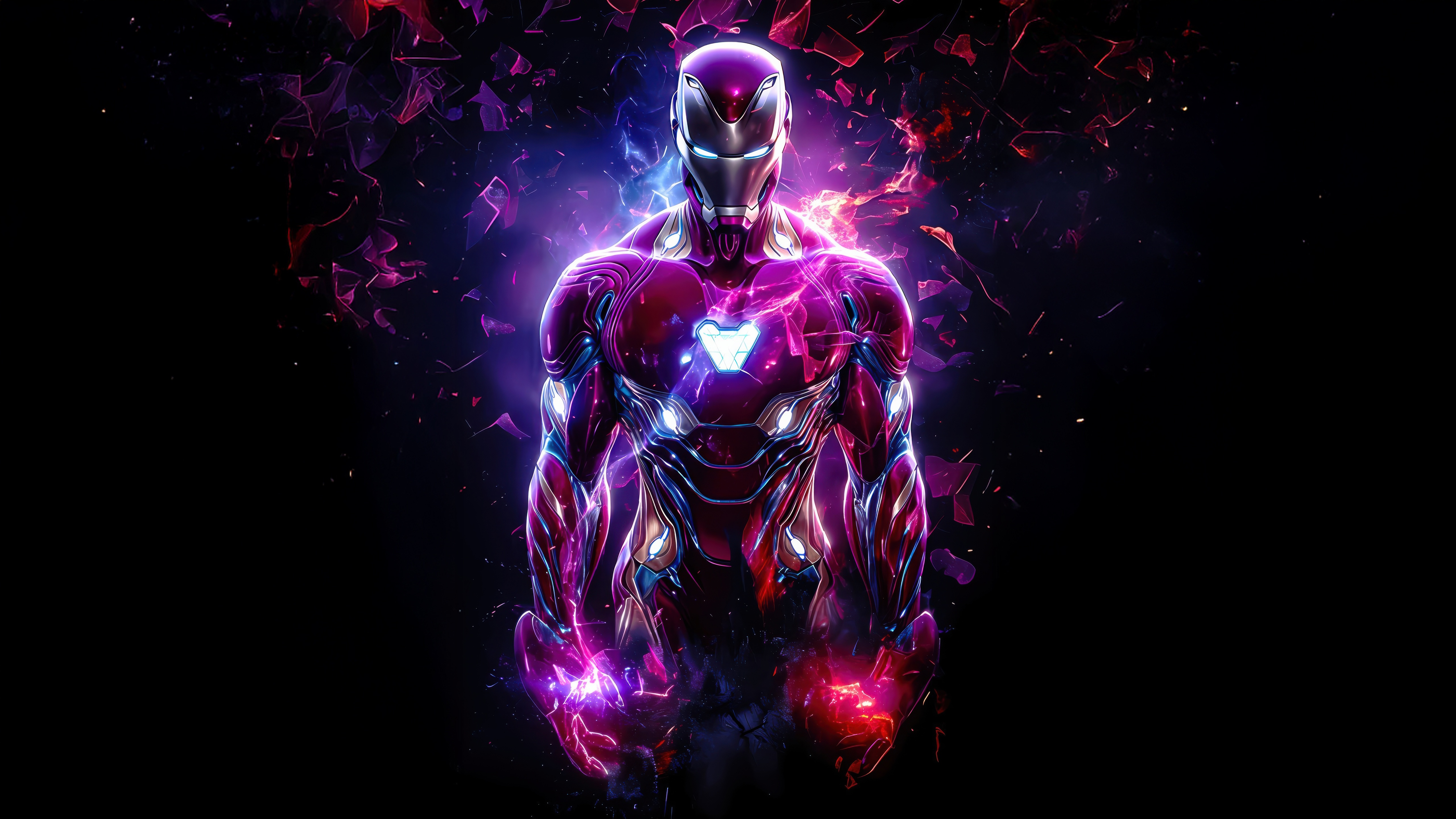 Iron Man Metallic Vengeance HD Wallpaper
