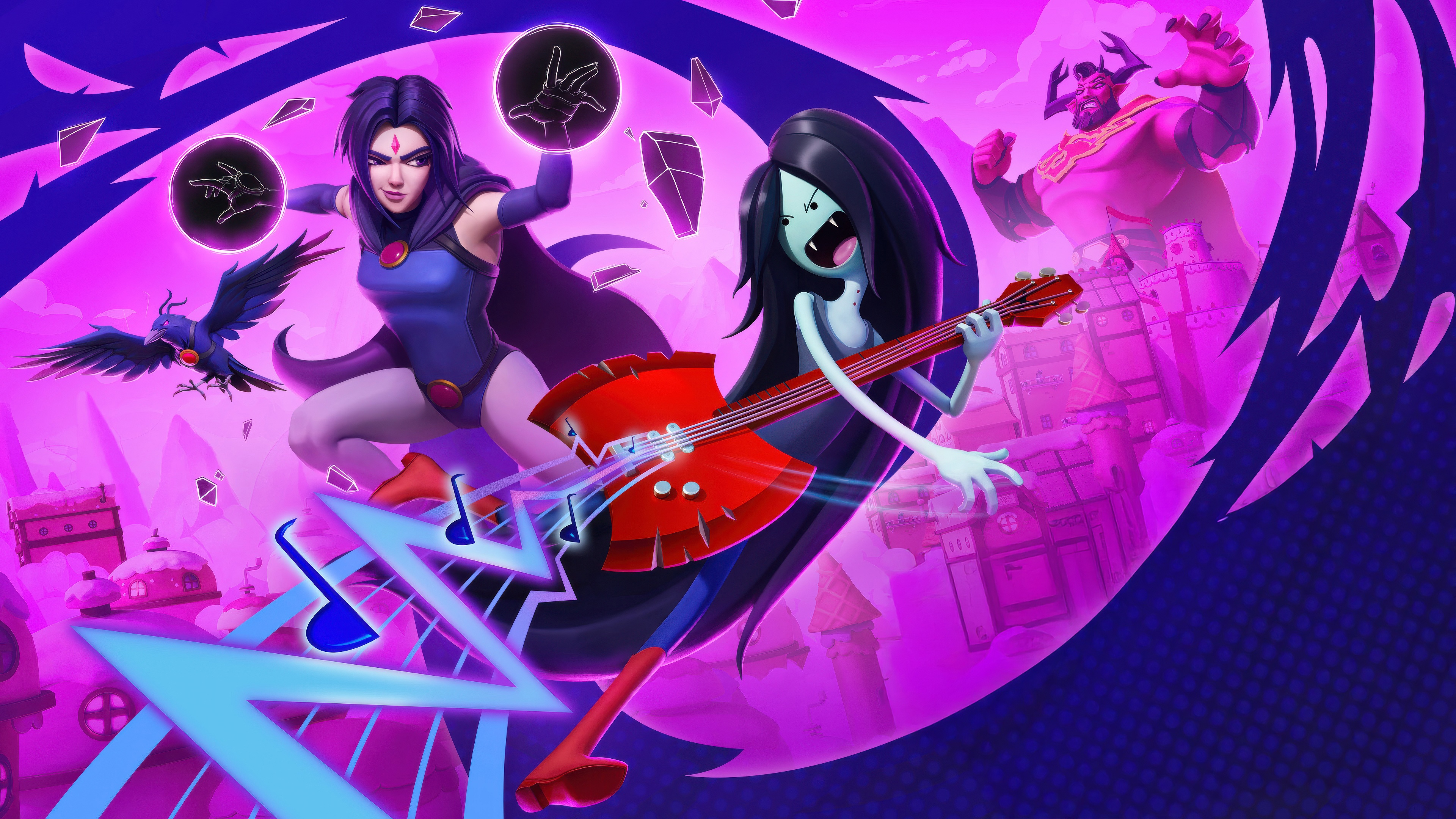 Multiversus Season 4: Raven and Marceline HD Wallpaper