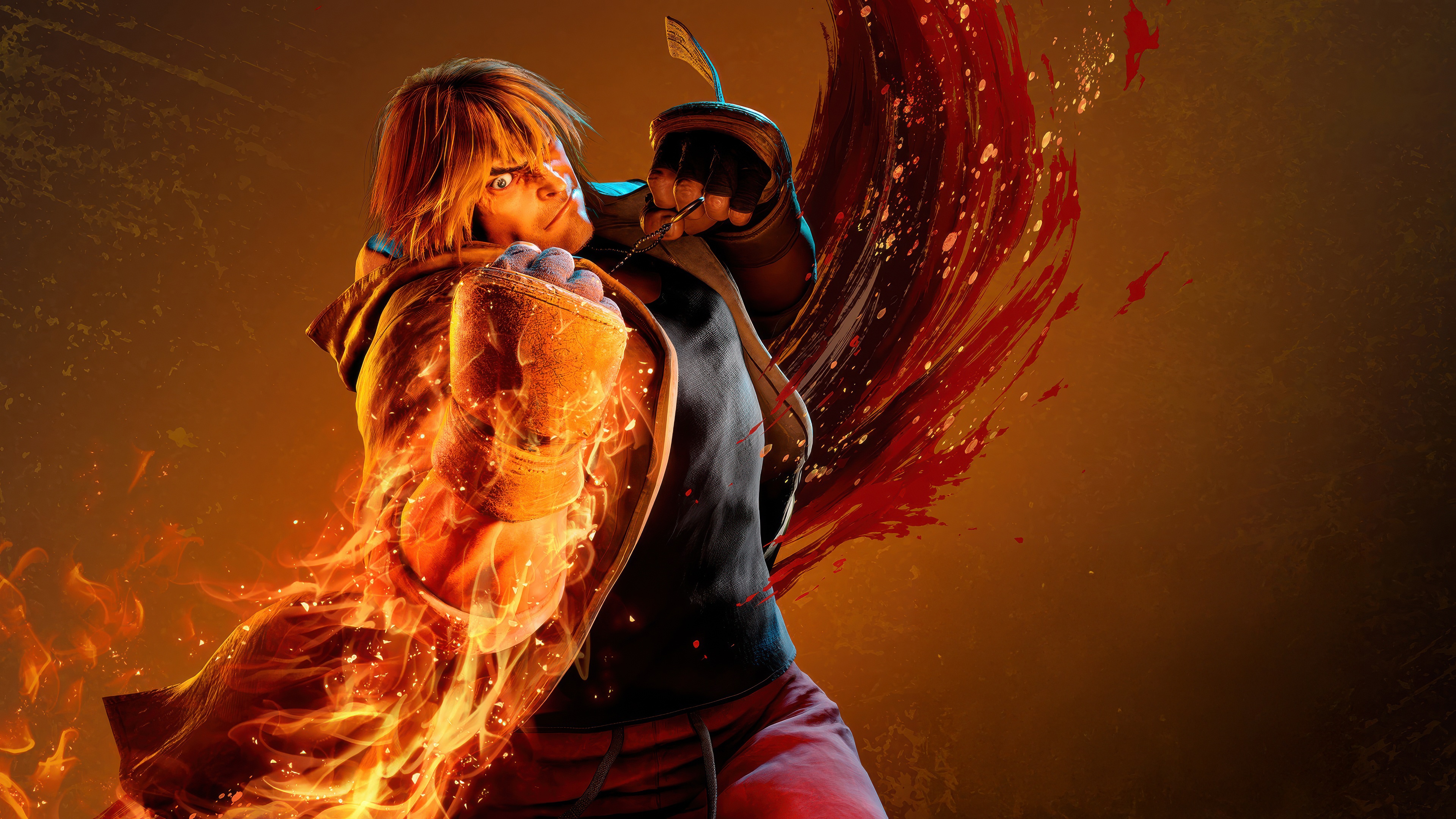 Ken Masters in Street Fighter 6 HD Wallpaper