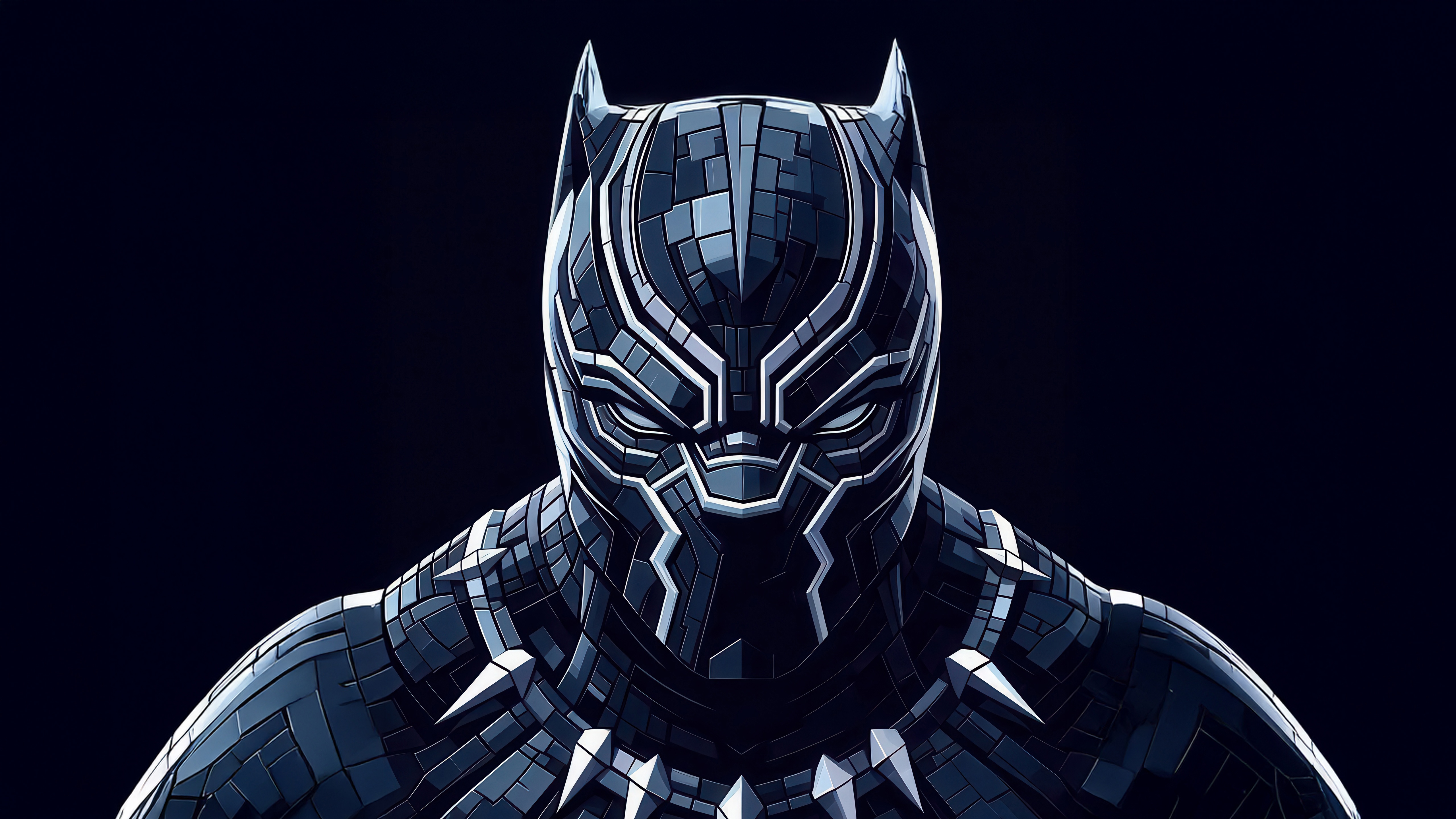 Black Panther Mask Close-up HD Wallpaper