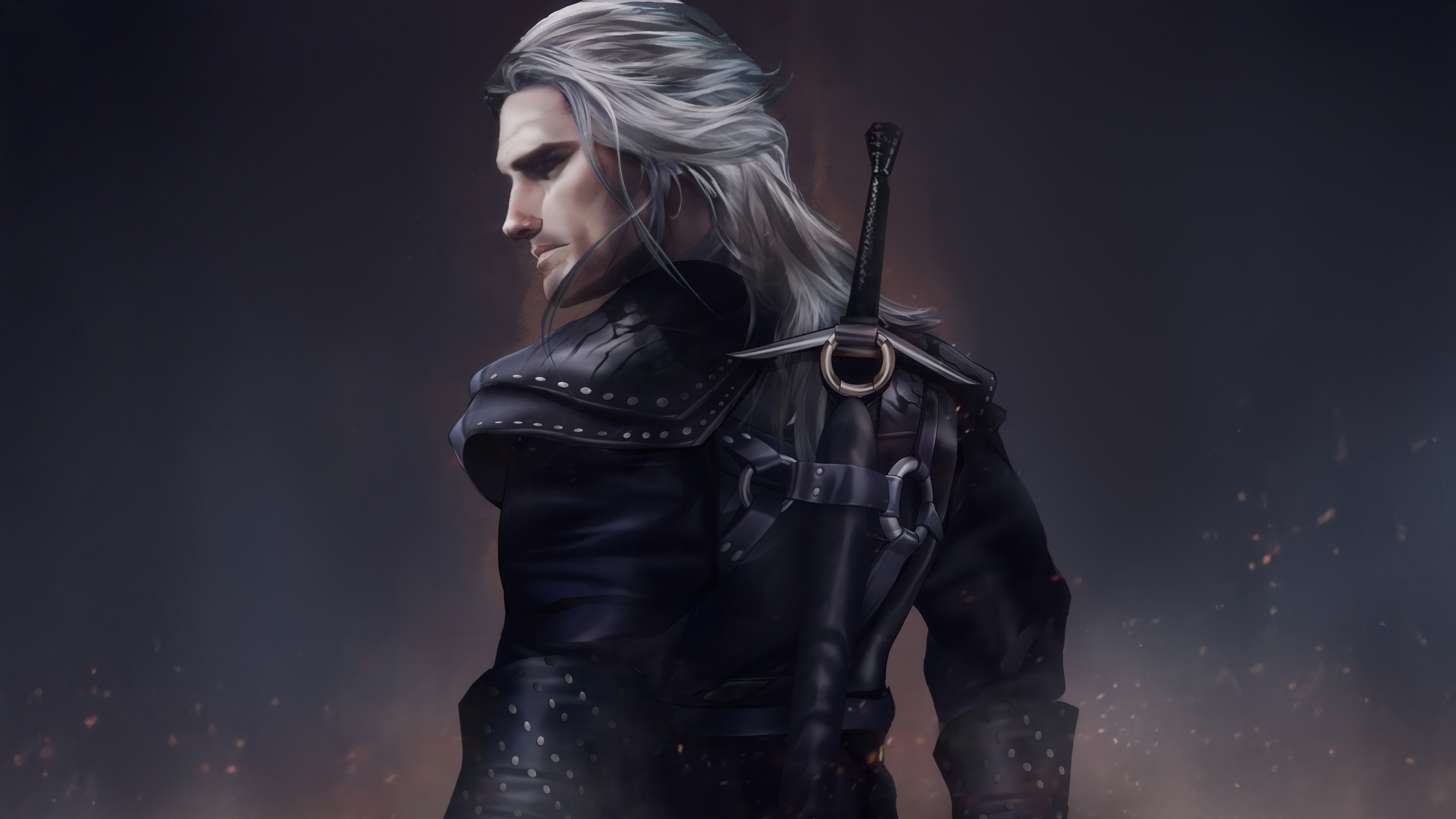 Geralt of Rivia from The Witcher HD Wallpaper