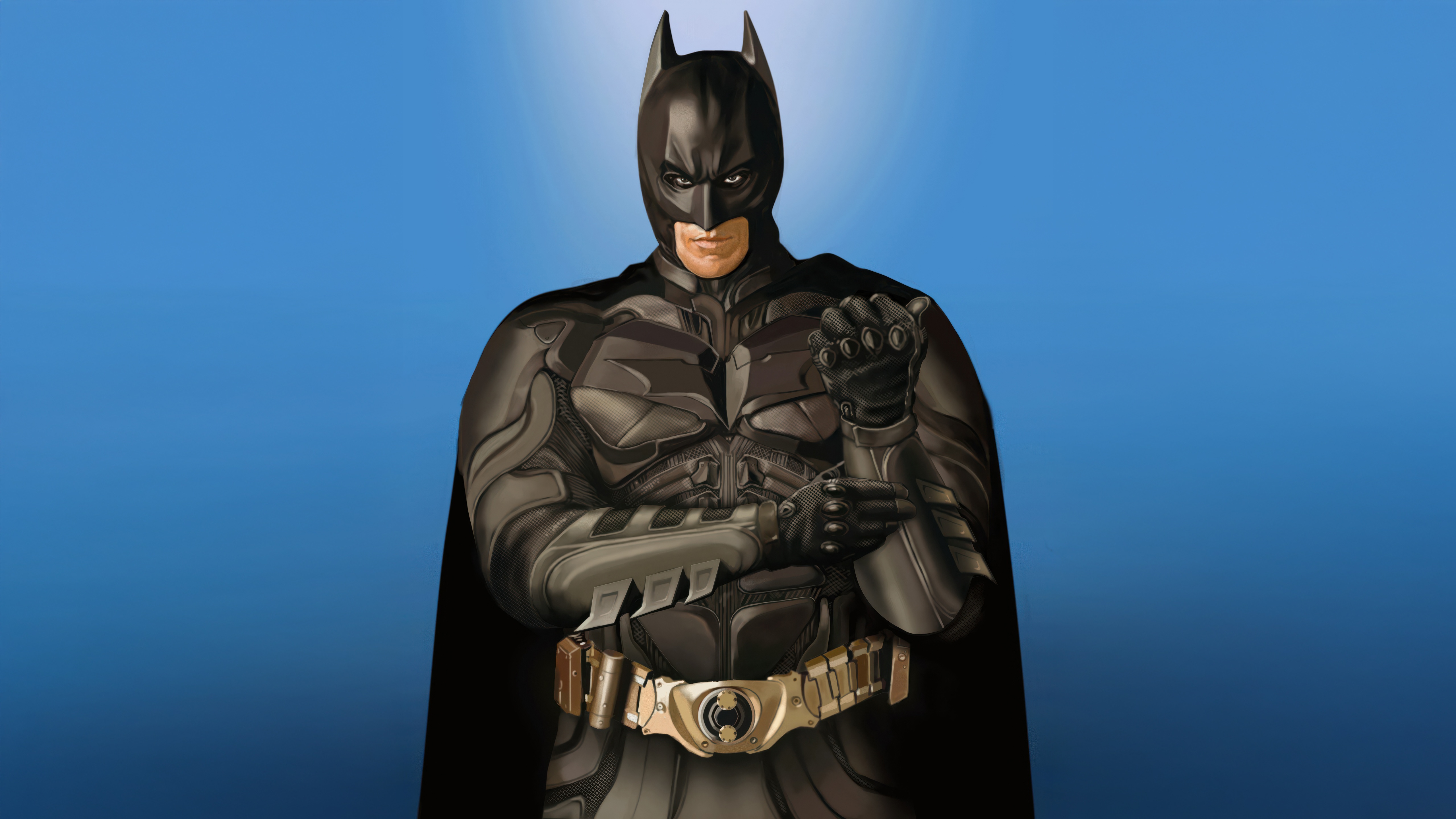 Batman in his tactical suit HD Wallpaper