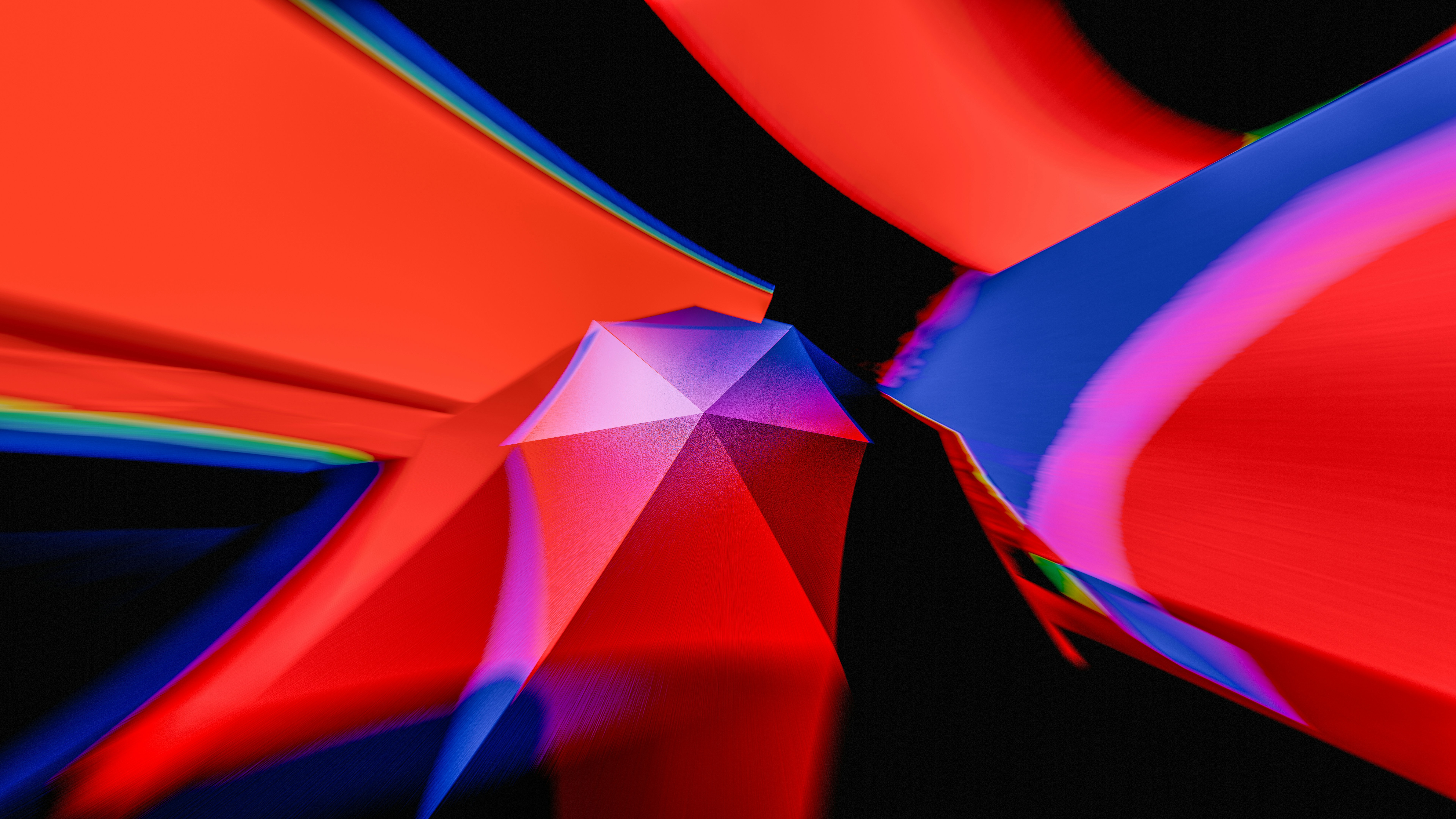 Abstract Geometry In Vibrant Motion HD Wallpaper