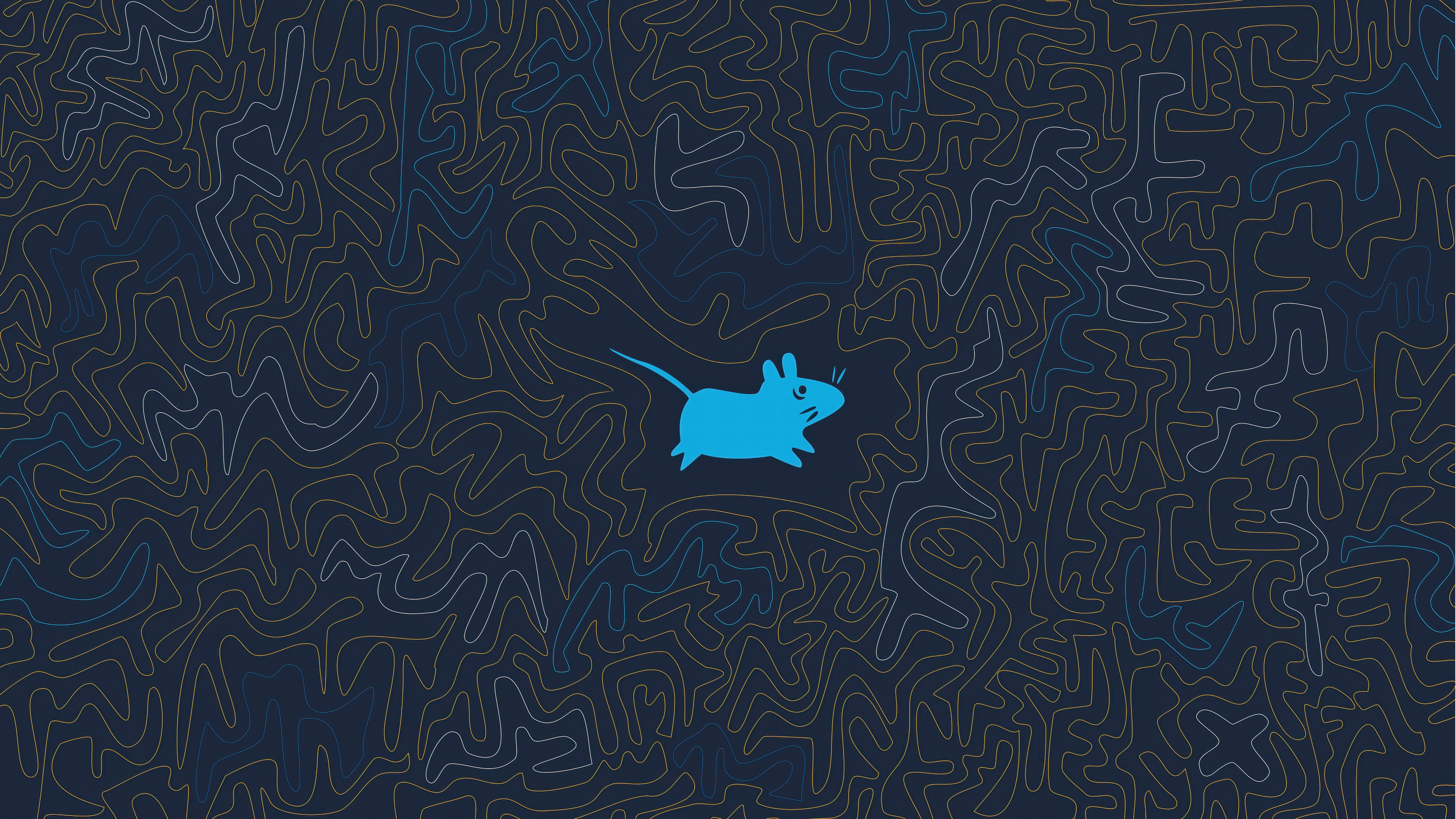 Xfce Linux Operating System Blue Mouse HD Wallpaper