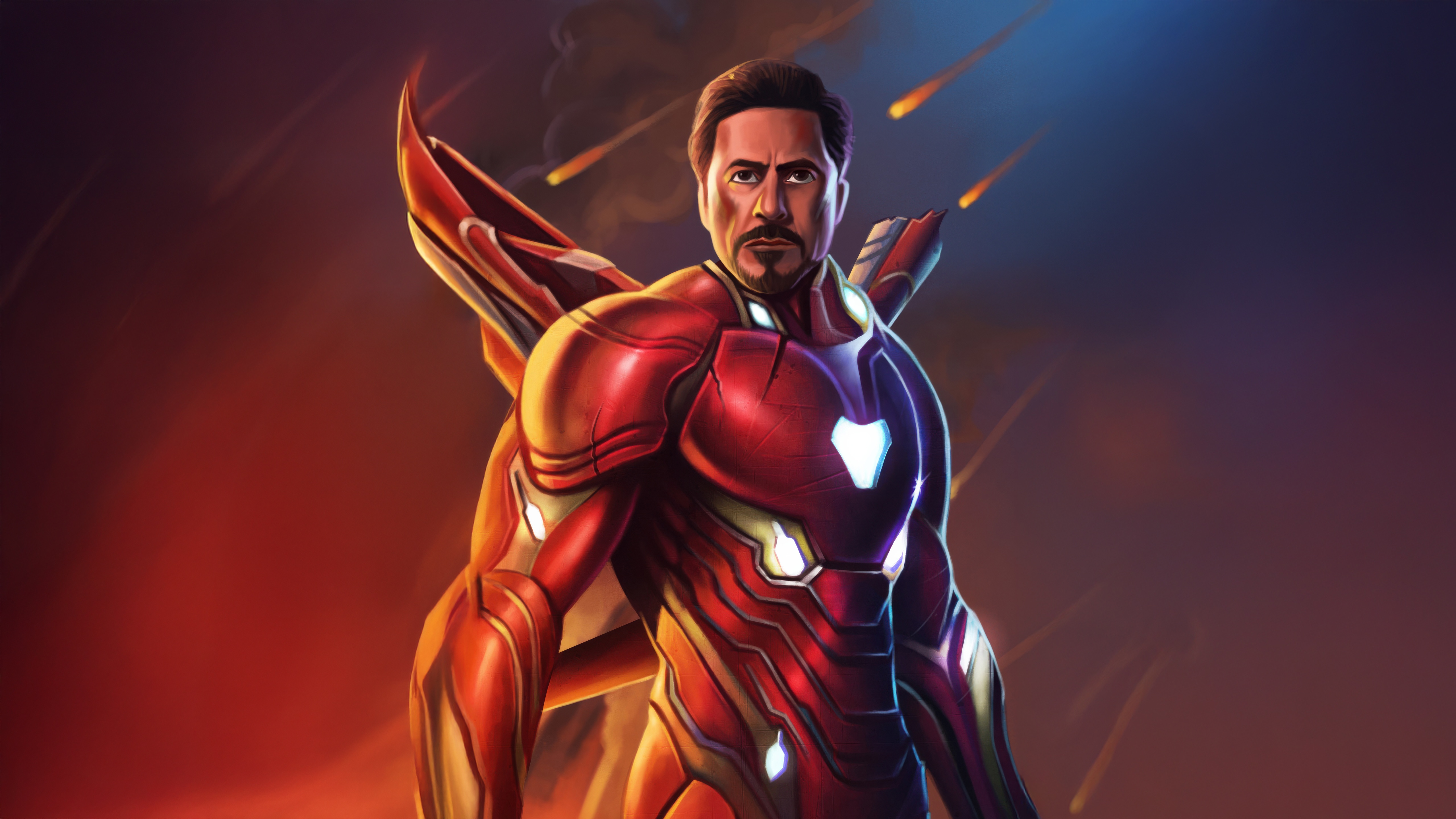Iron Man in his Mark 50 armor HD Wallpaper