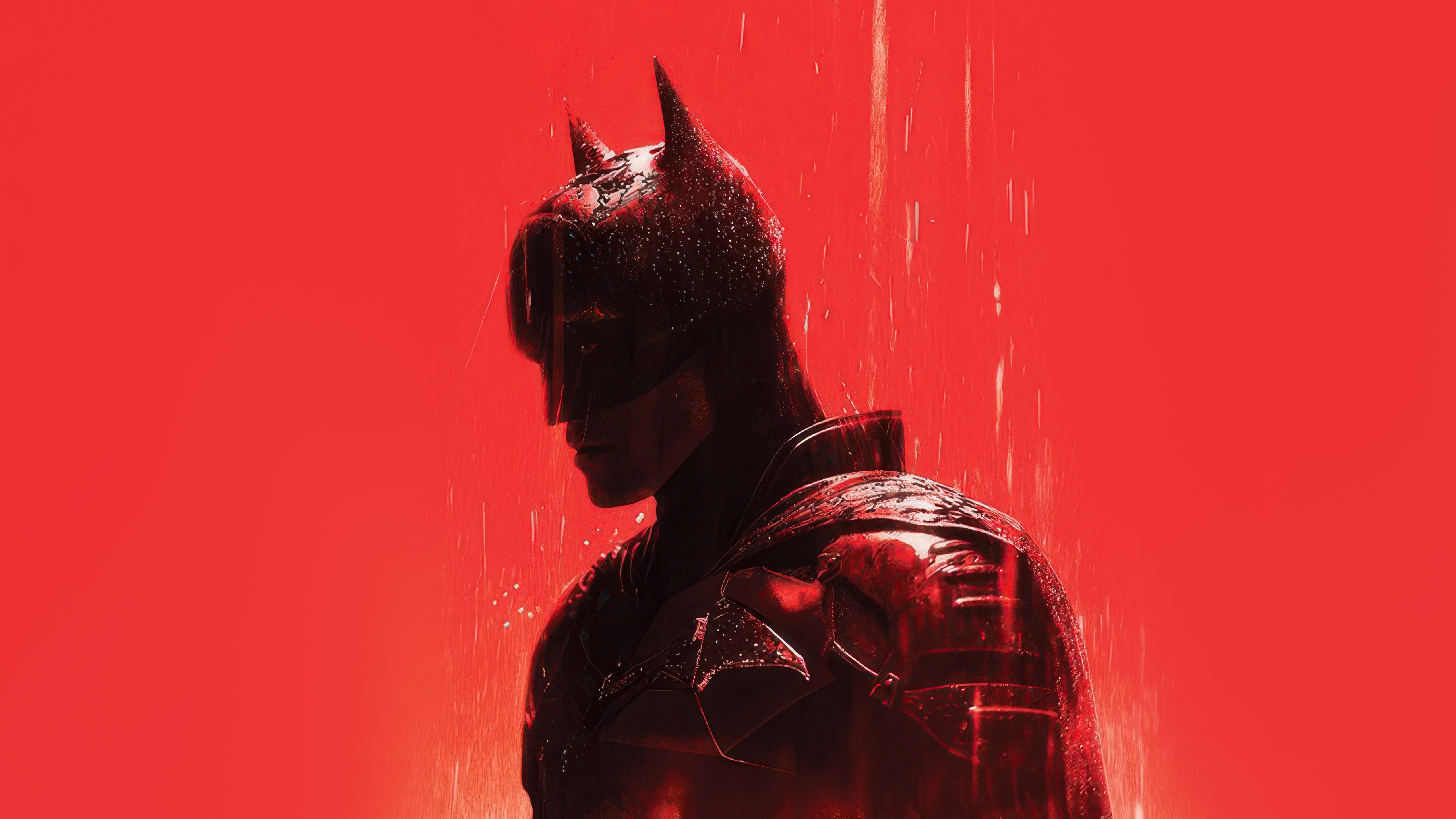 The Batman in the Rain HD Wallpaper