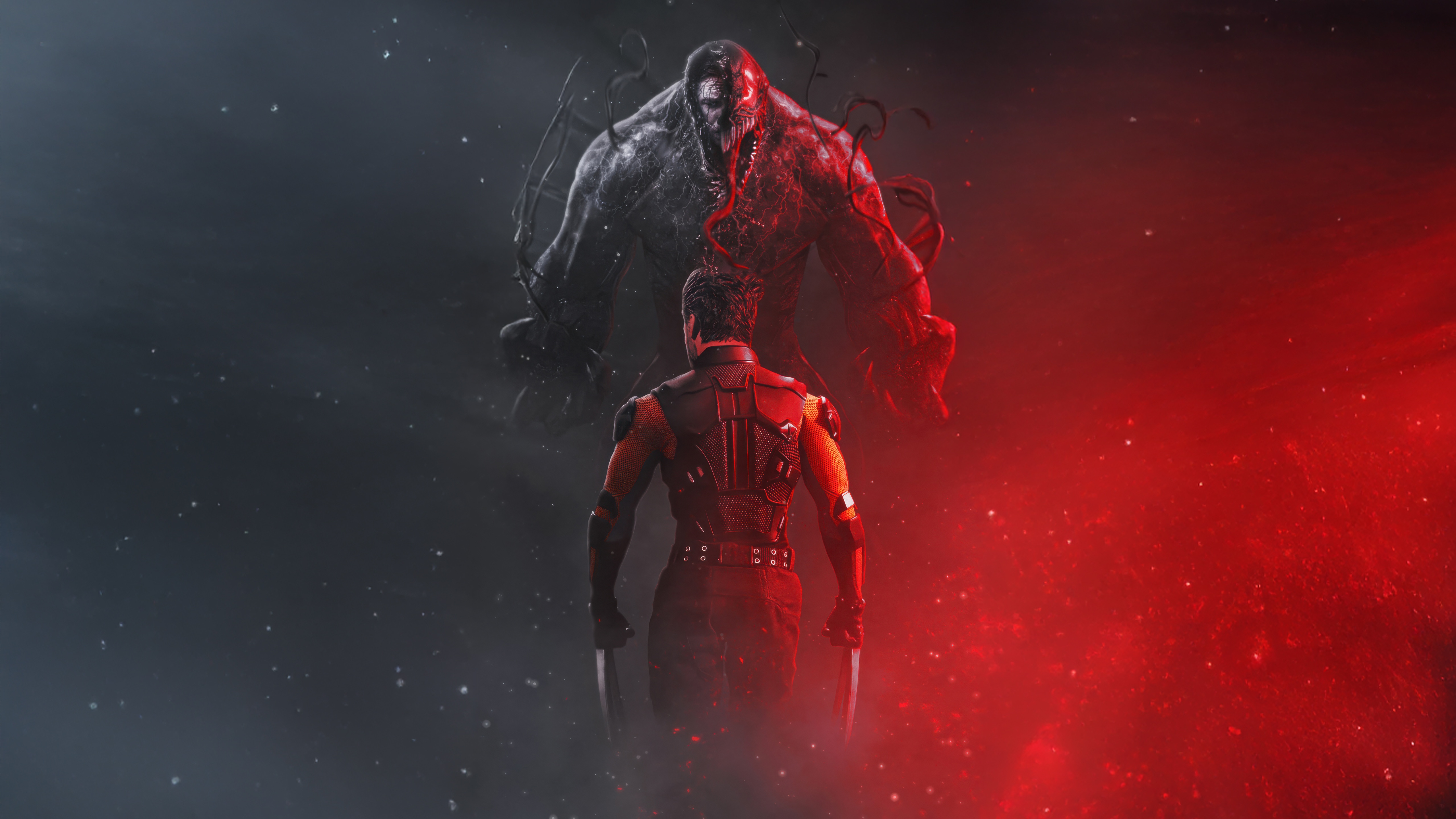 Wolverine vs Venom HD Wallpaper