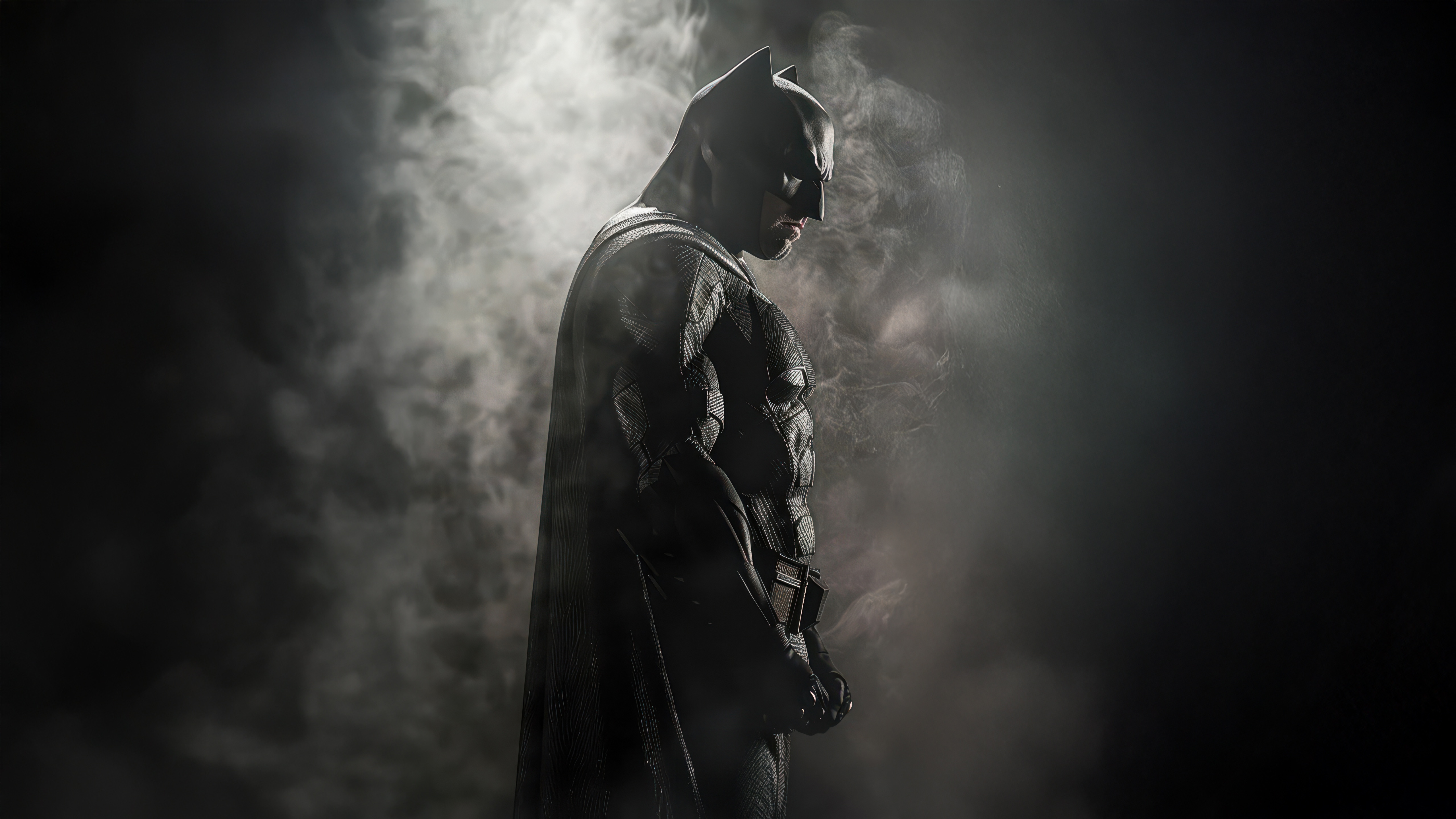 Batman in Smoke HD Wallpaper