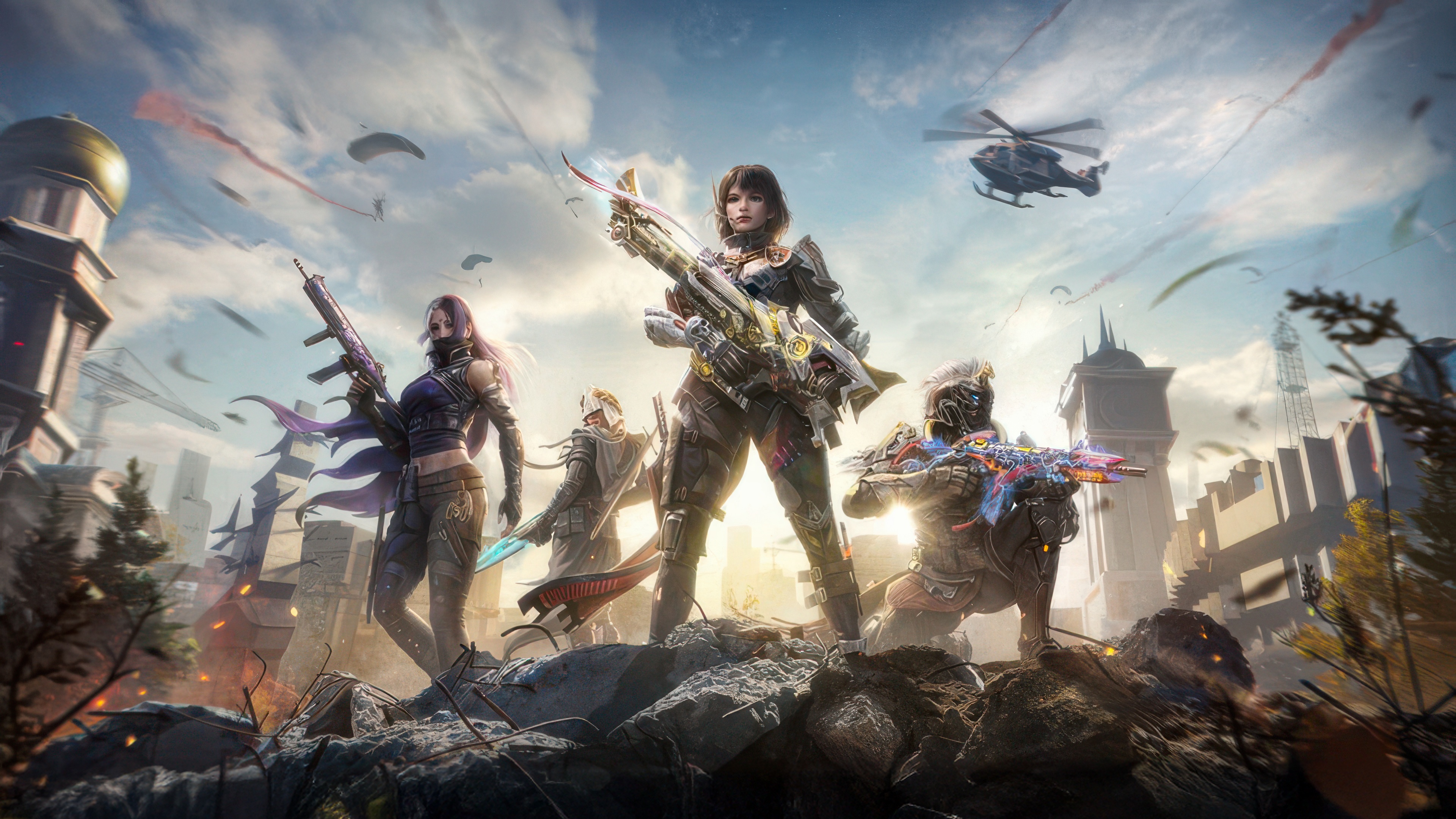 Call of Duty Mobile 5th Anniversary Characters HD Wallpaper