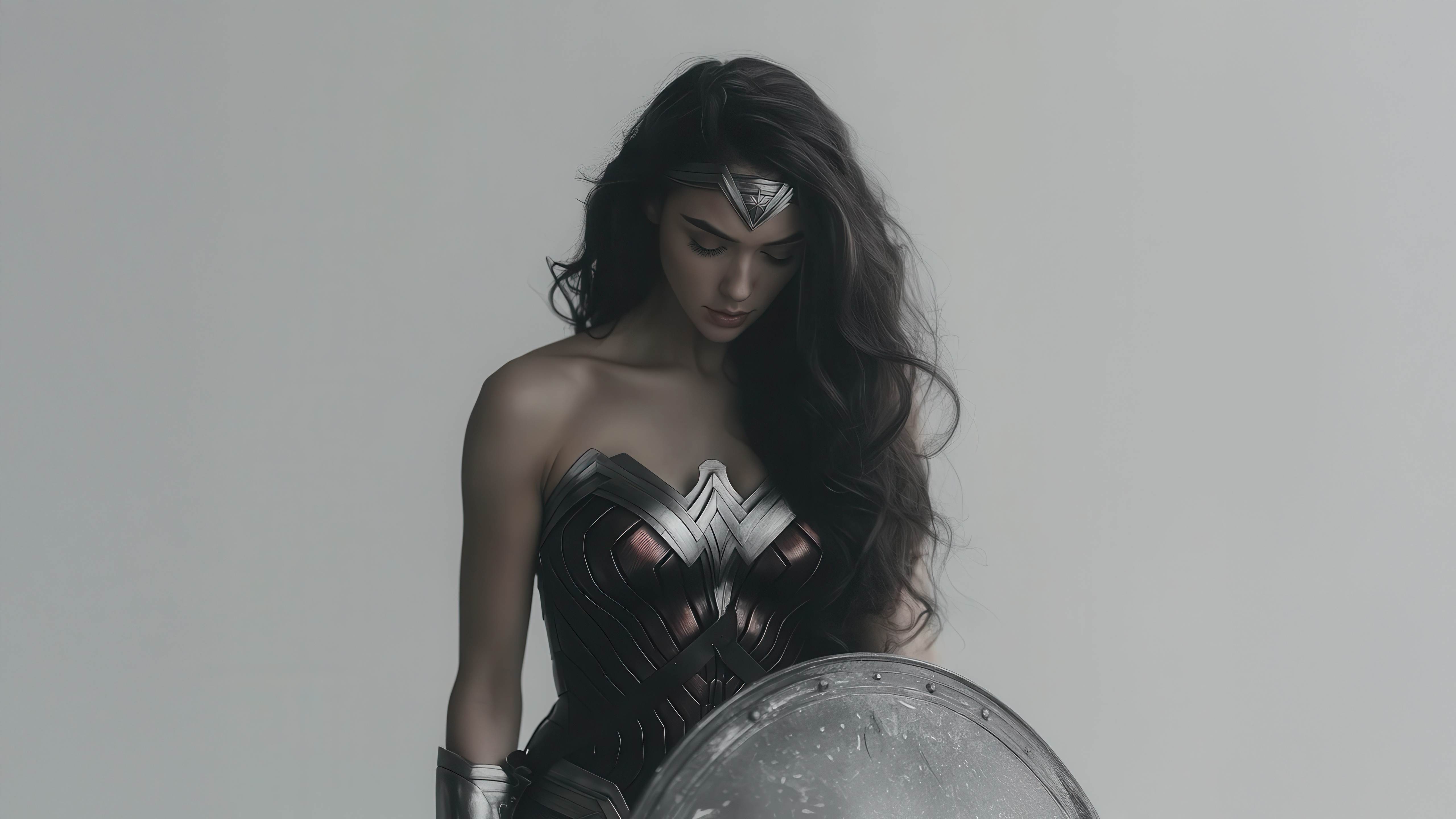 Wonder Woman with Shield HD Wallpaper