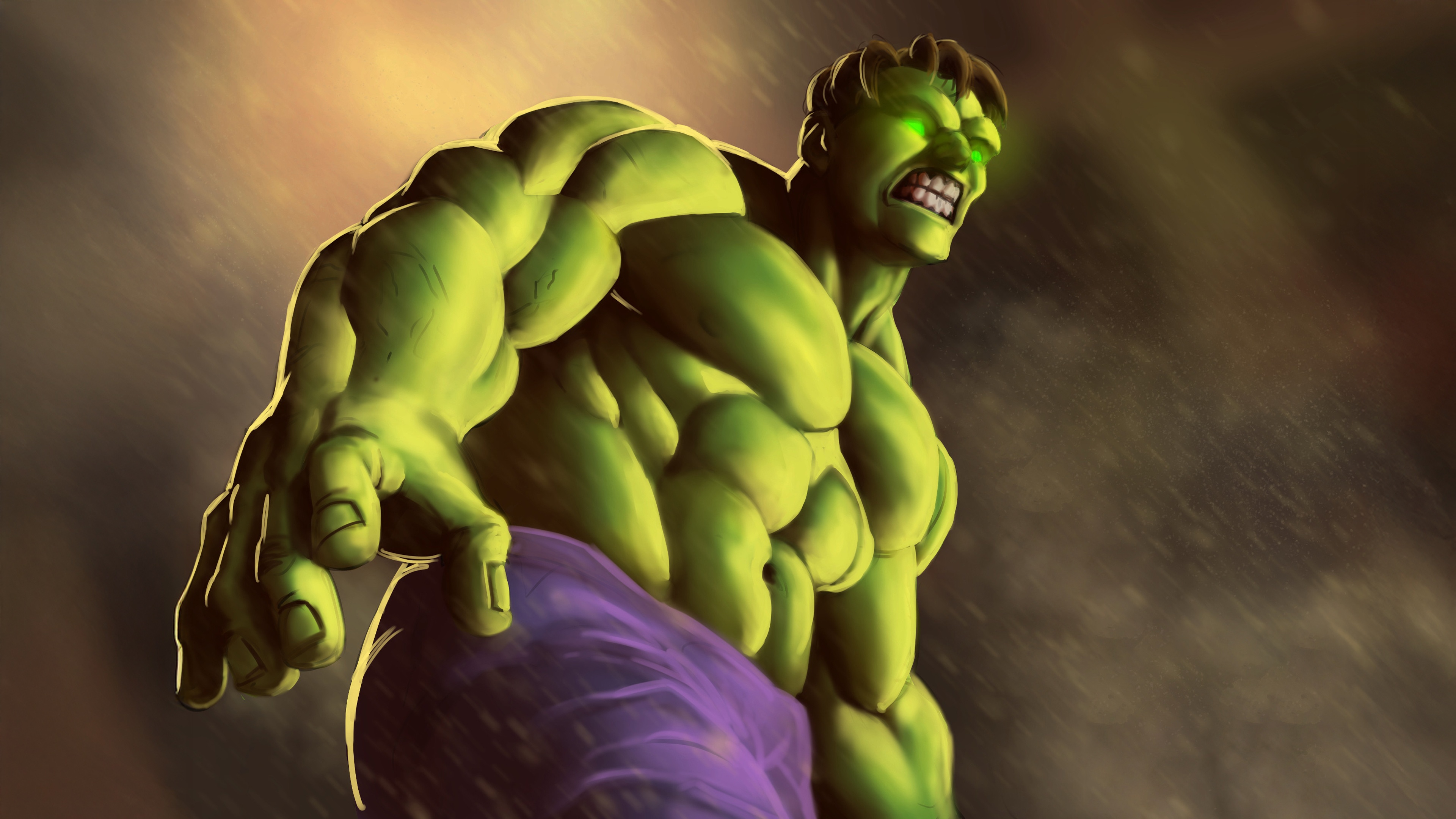The Hulk of Infinite Power HD Wallpaper