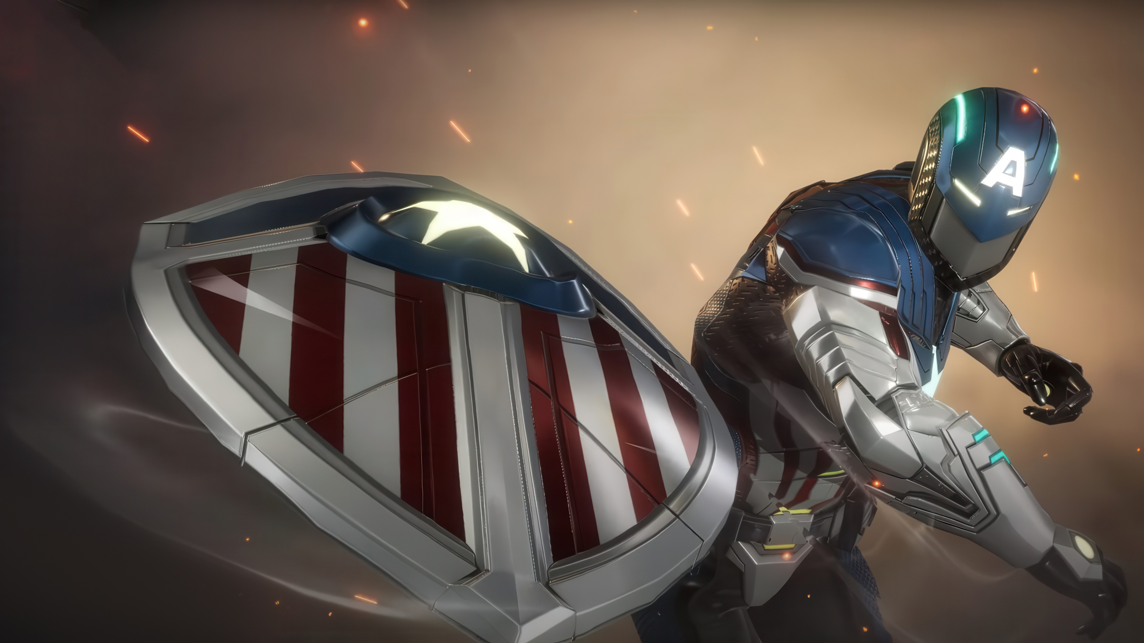 Captain America in Marvel Future Revolution HD Wallpaper