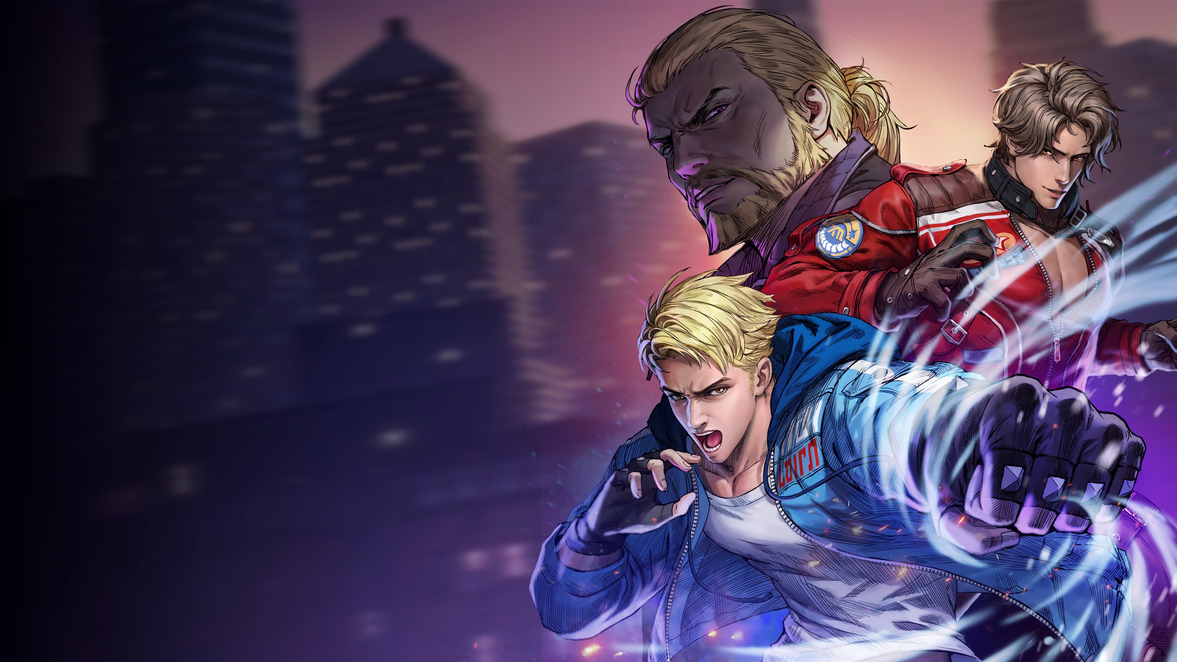 Double Dragon Revive: Billy and Jimmy Lee in action HD Wallpaper