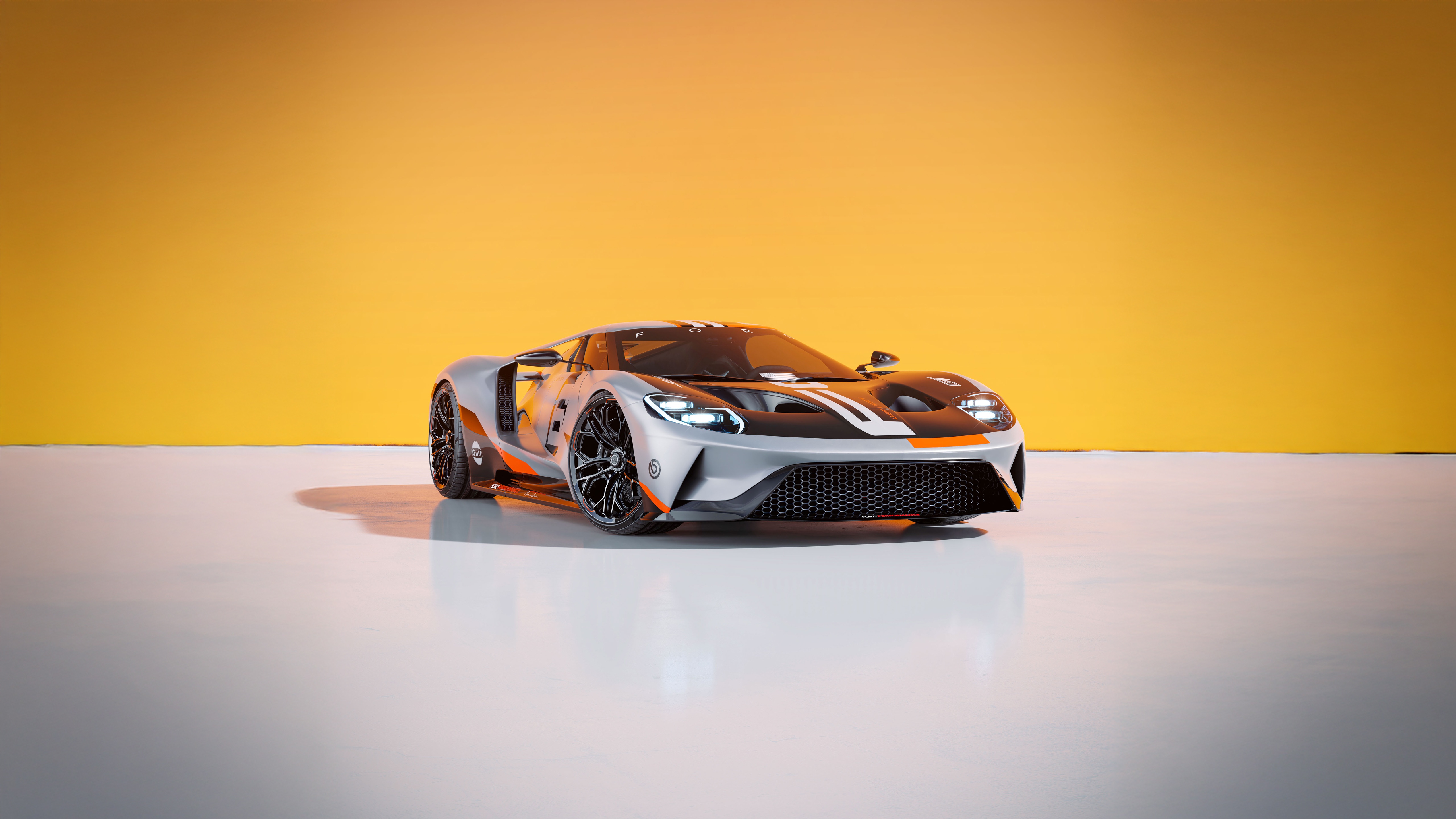 Ford GT Custom Livery Sports Car HD Wallpaper