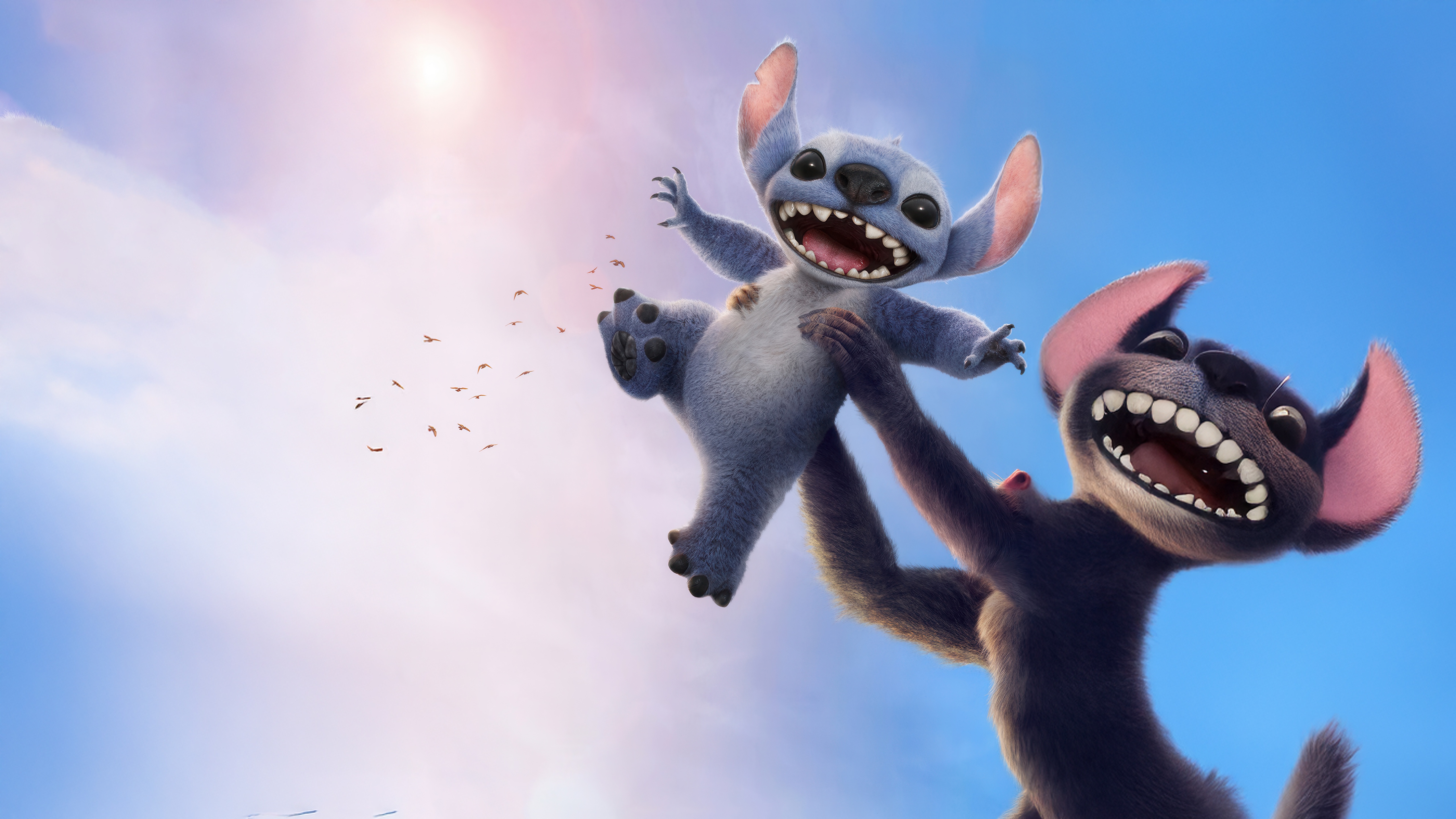 Lilo & Stitch Movie Poster with Stitch and Friend HD Wallpaper