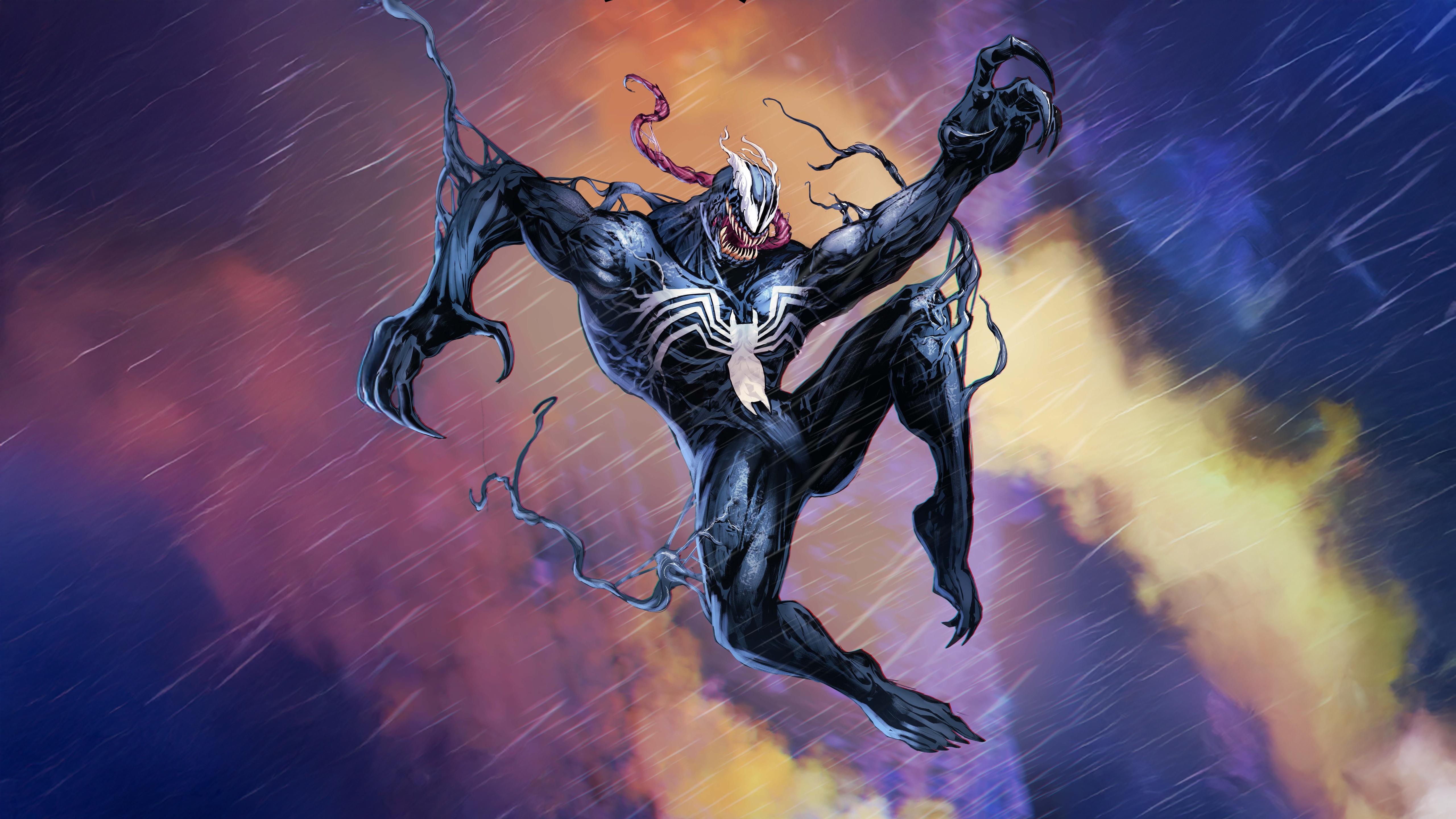 Venom In Focus Mode HD Wallpaper