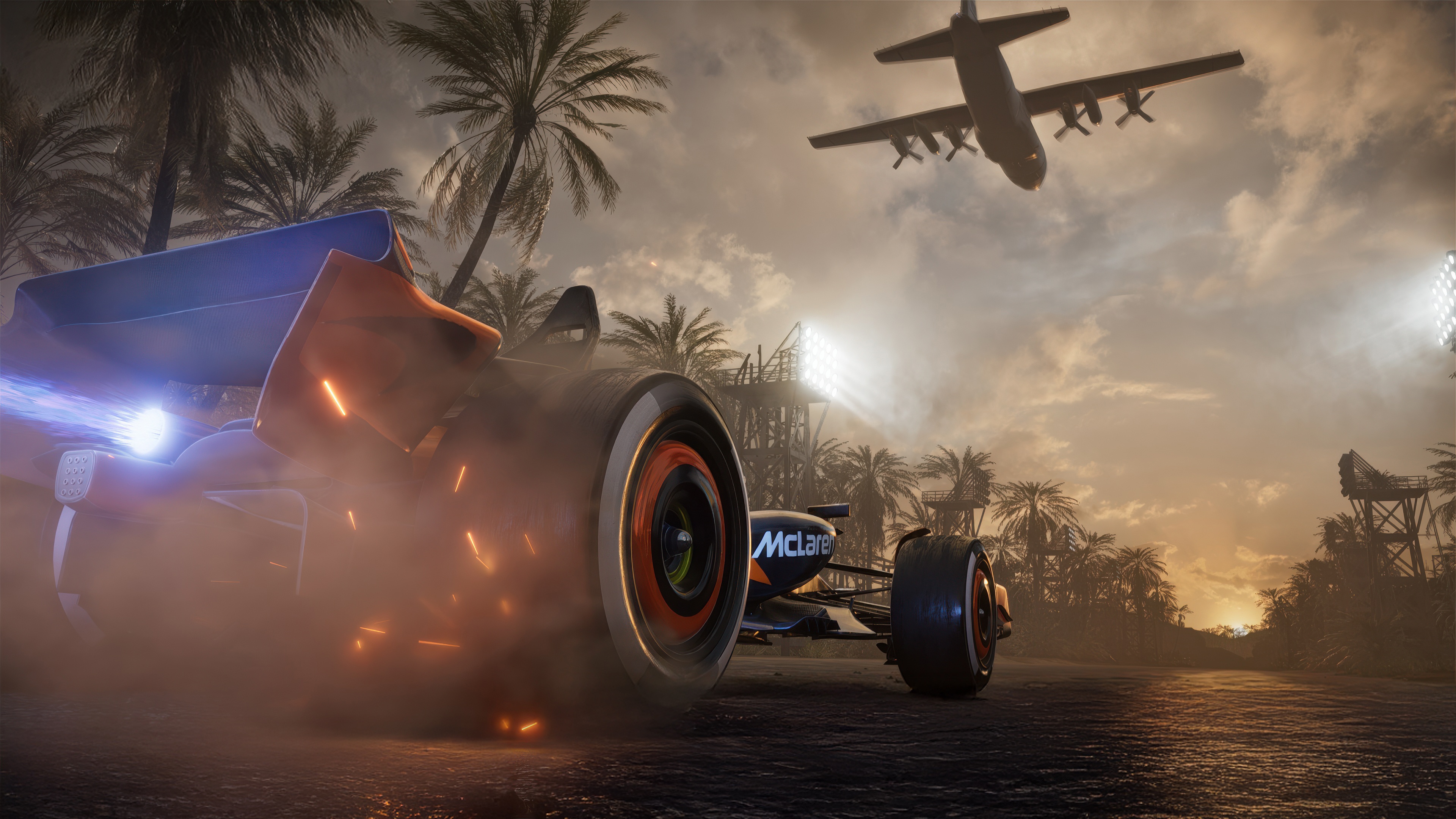 PUBG Mobile McLaren Formula 1 Car HD Wallpaper