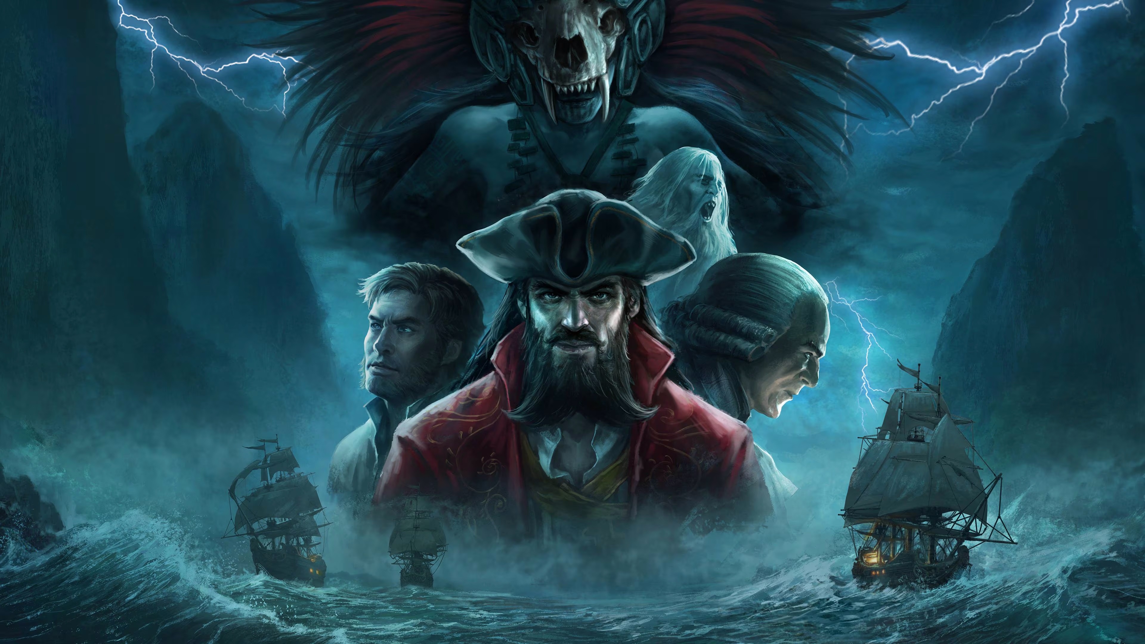 Flint Treasure Of Oblivion Pirate Scene HD Wallpaper