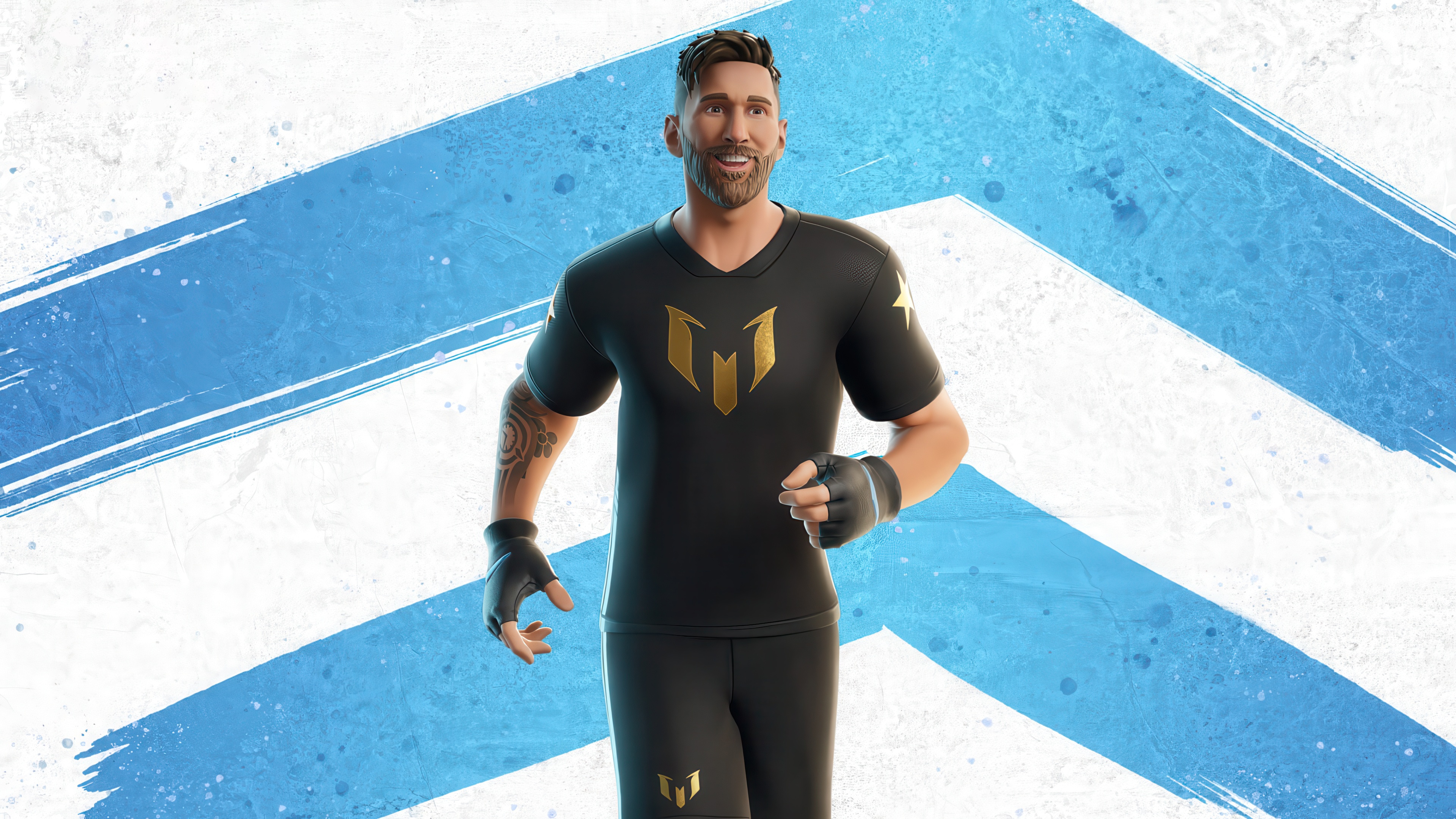 Lionel Messi In Fortnite HD Wallpaper