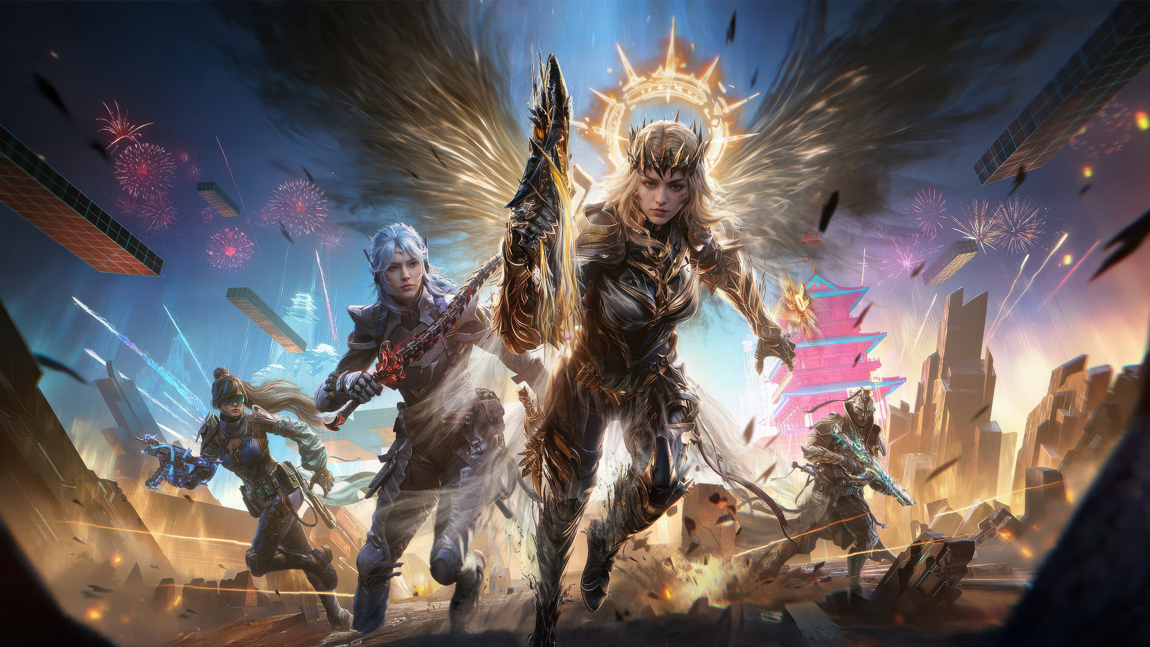 Call Of Duty Mobile Mythic Operator Sophia Dawn HD Wallpaper