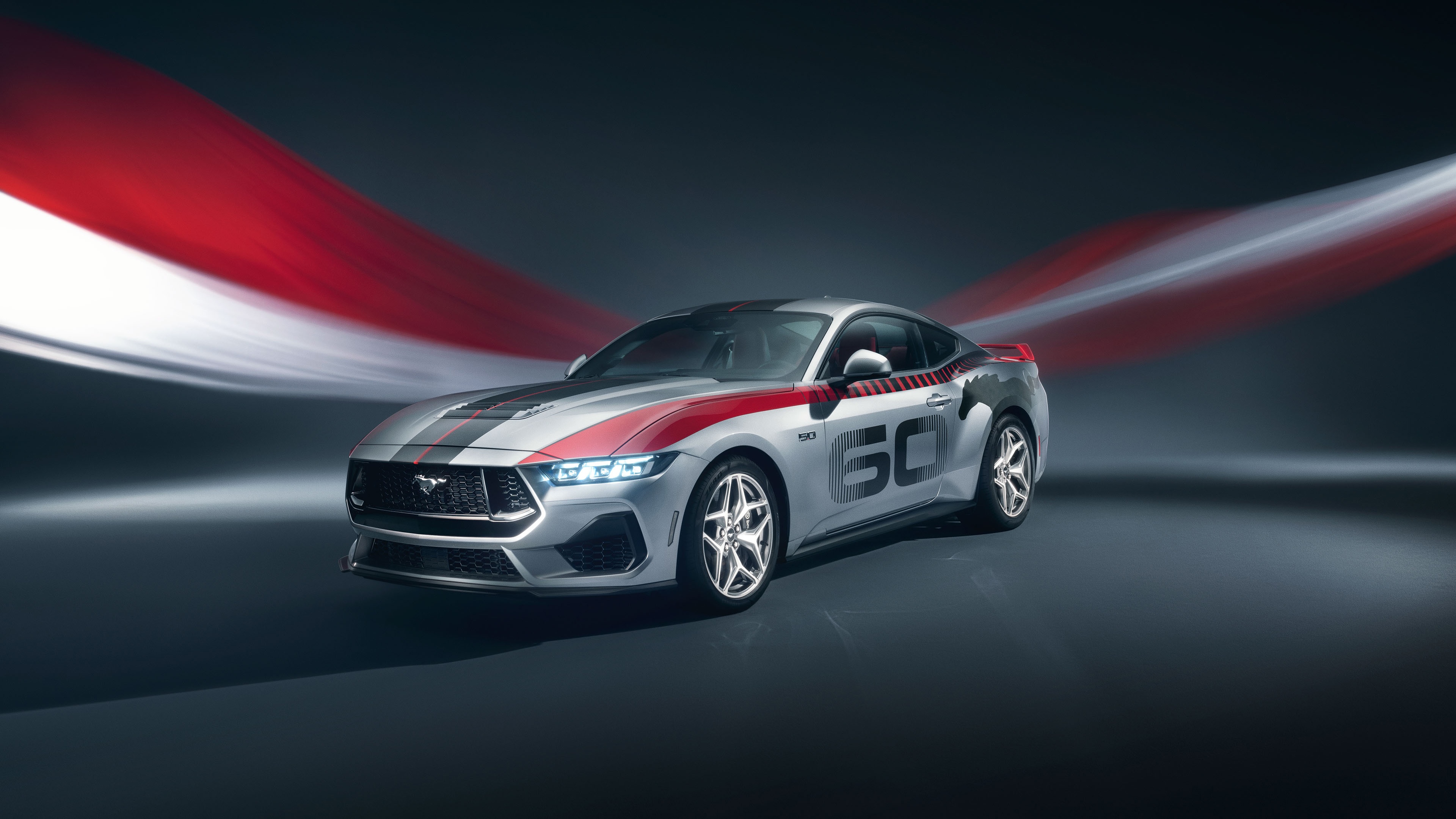 Ford Mustang 60th Anniversary Edition 2025 HD Wallpaper