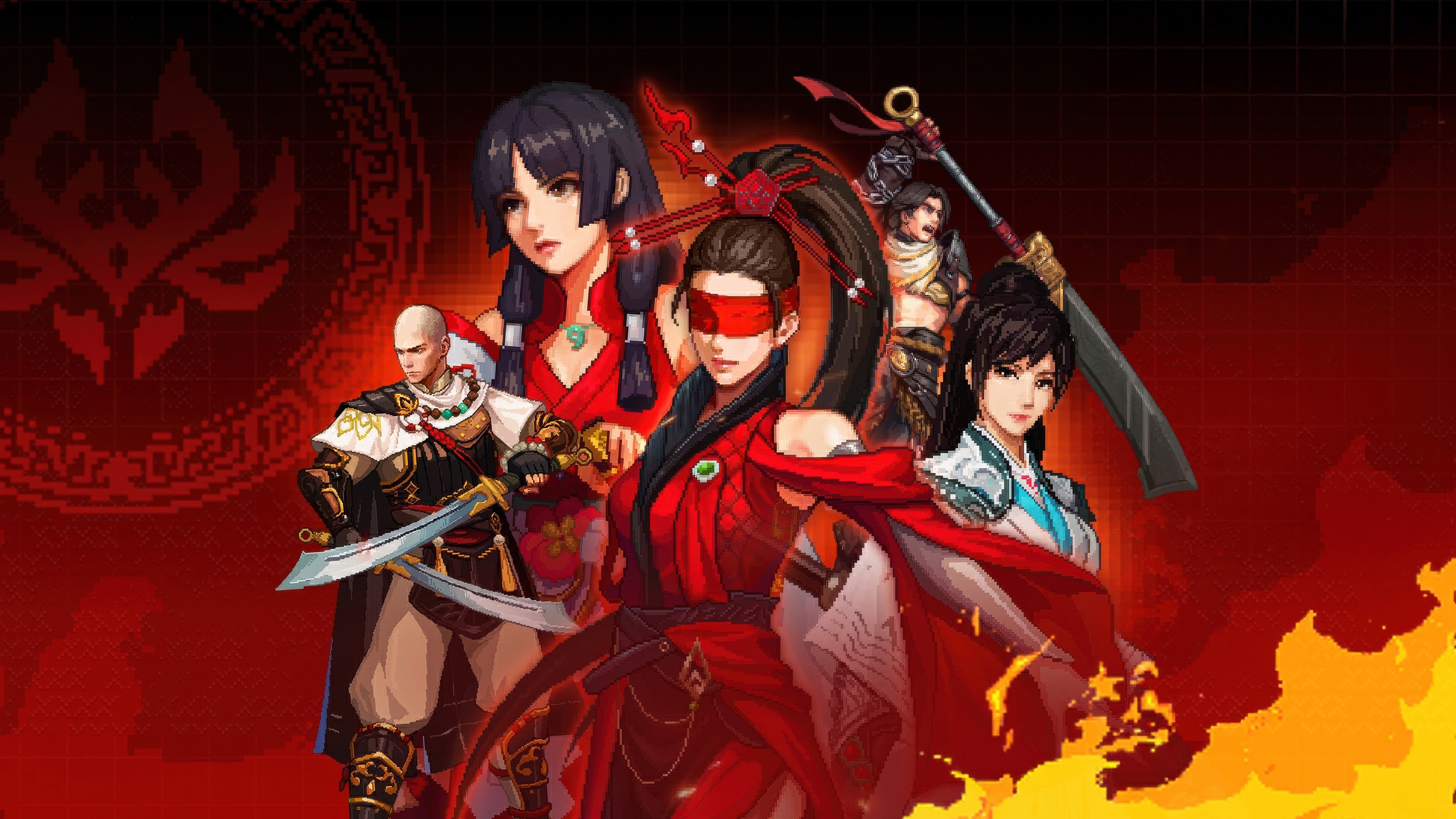 Naraka: Bladepoint characters with The King of Fighters HD Wallpaper