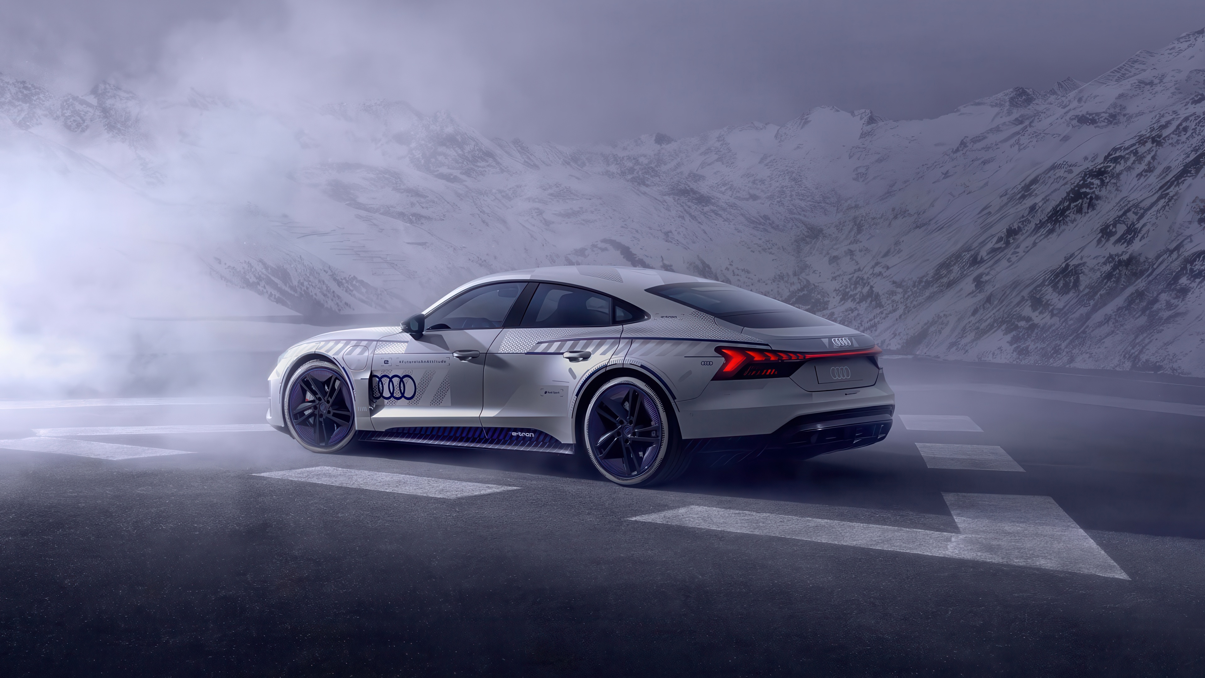 Audi RS e-tron GT Ice Race 2025 HD Wallpaper