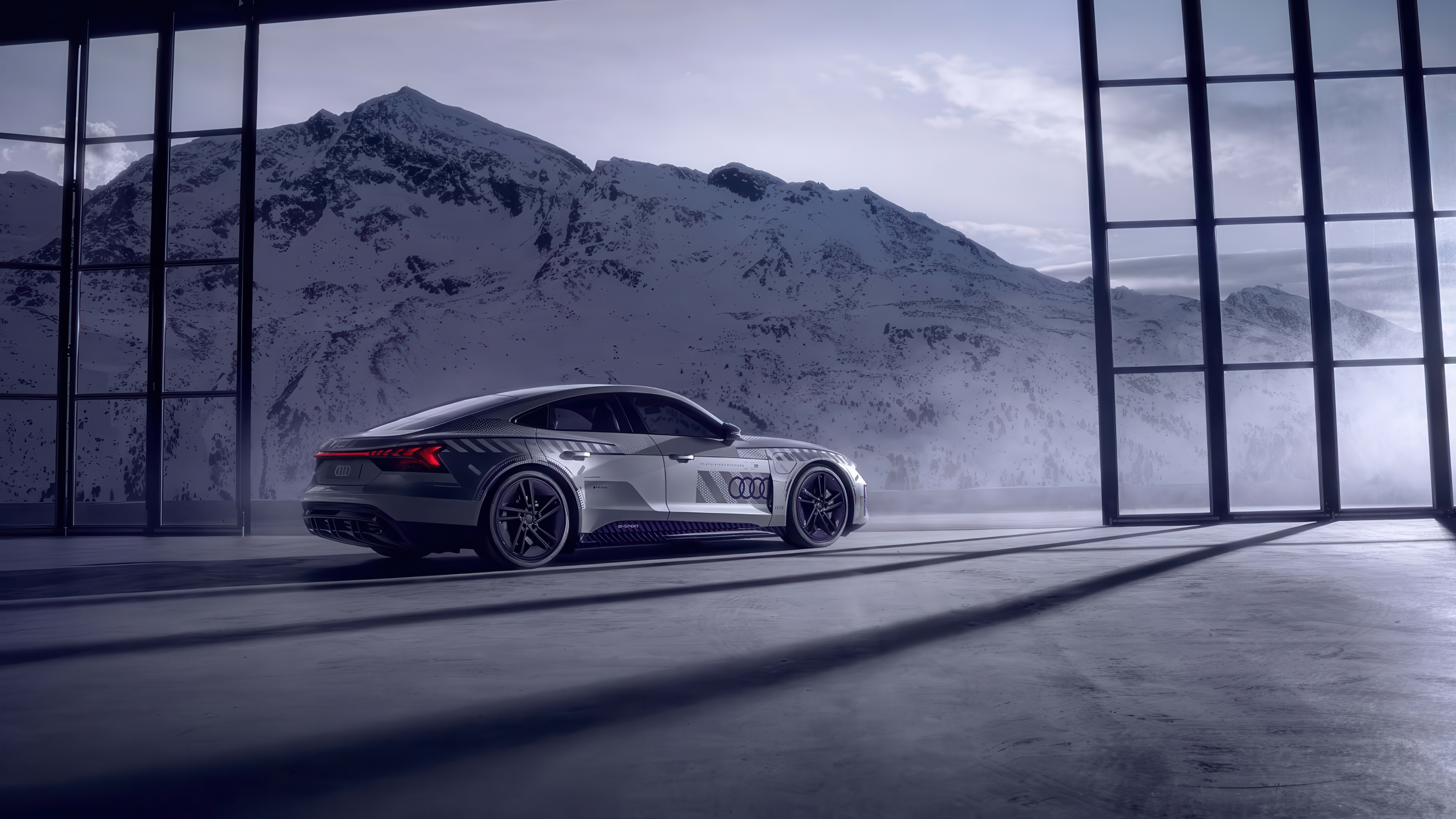 Audi RS e-tron GT Ice Race Car HD Wallpaper