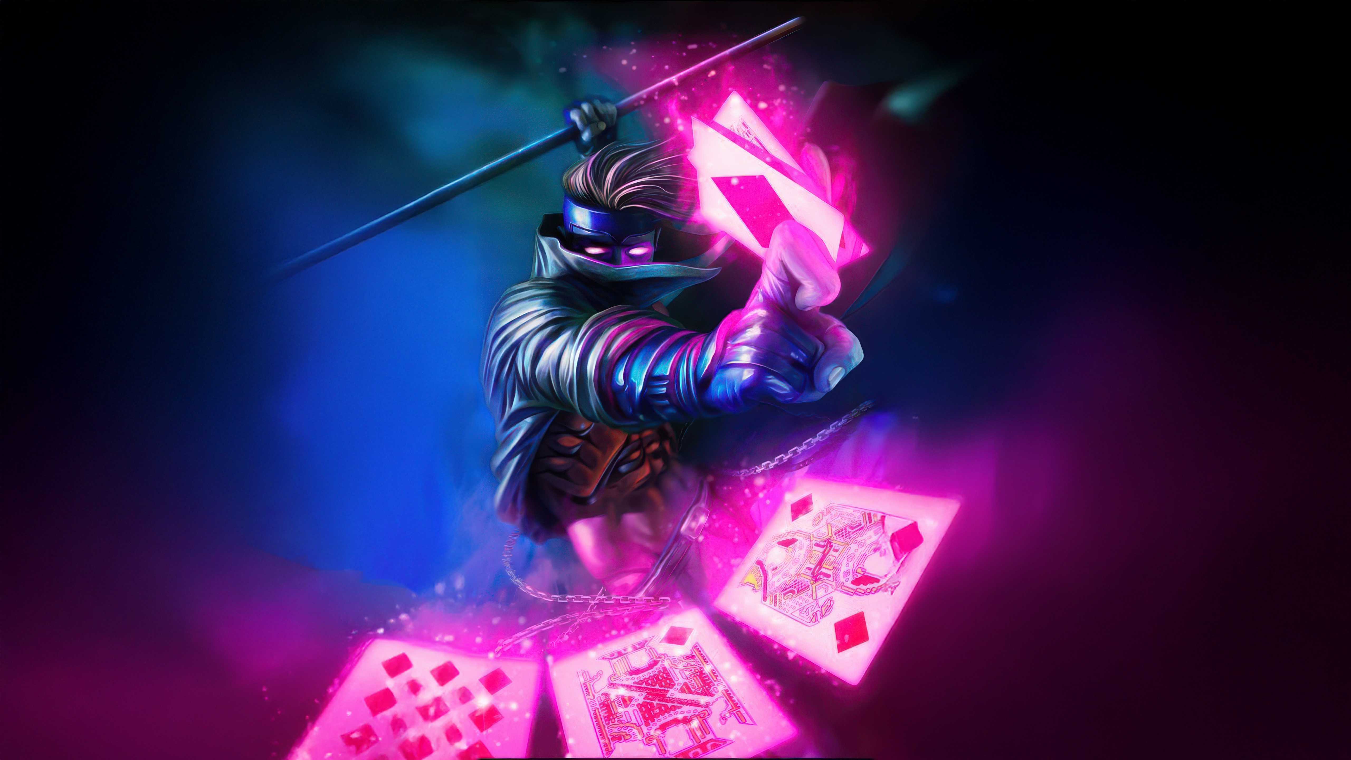 Marvel Gambit In Action HD Wallpaper