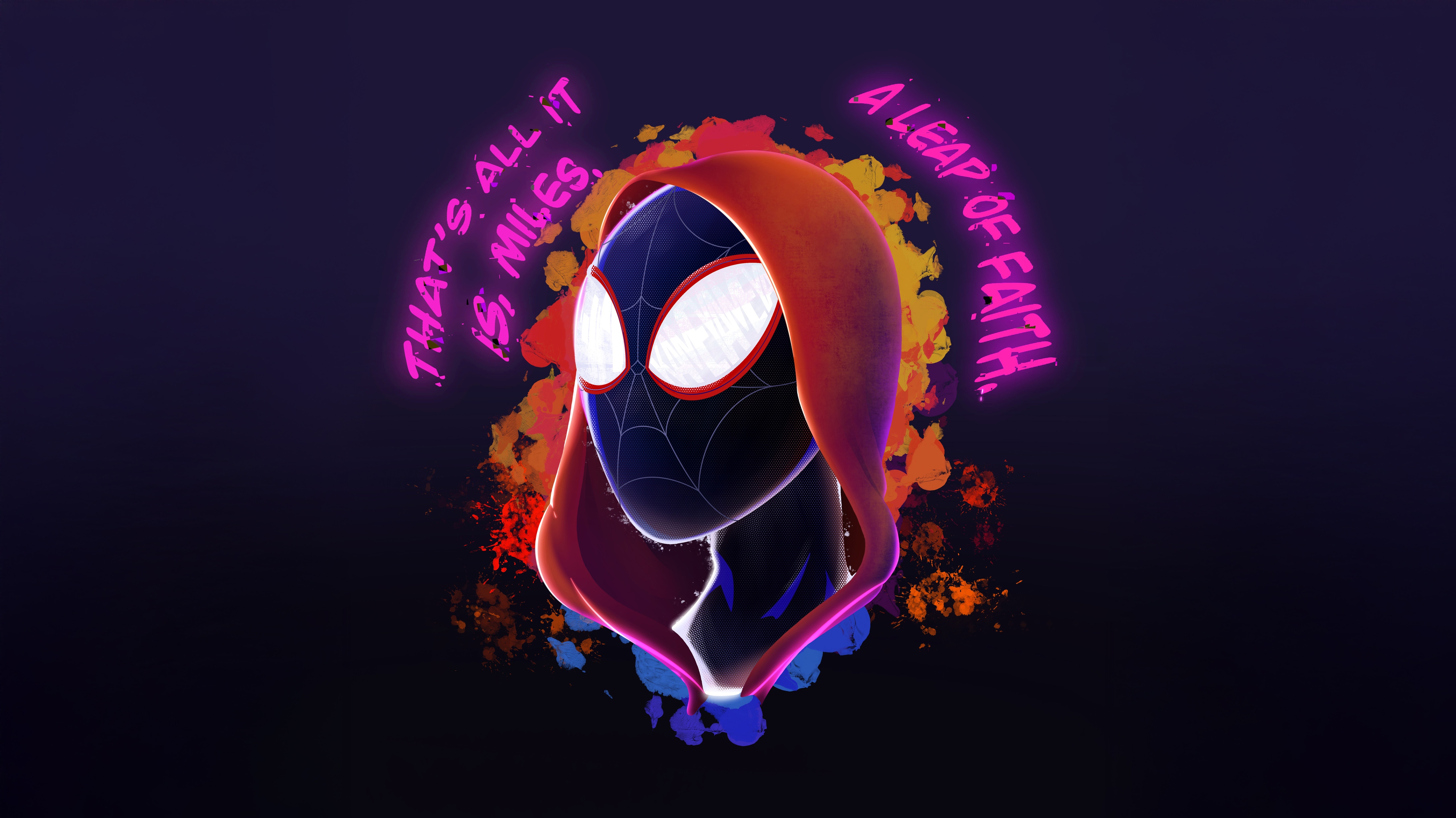 Miles Morales A Leap of Faith HD Wallpaper