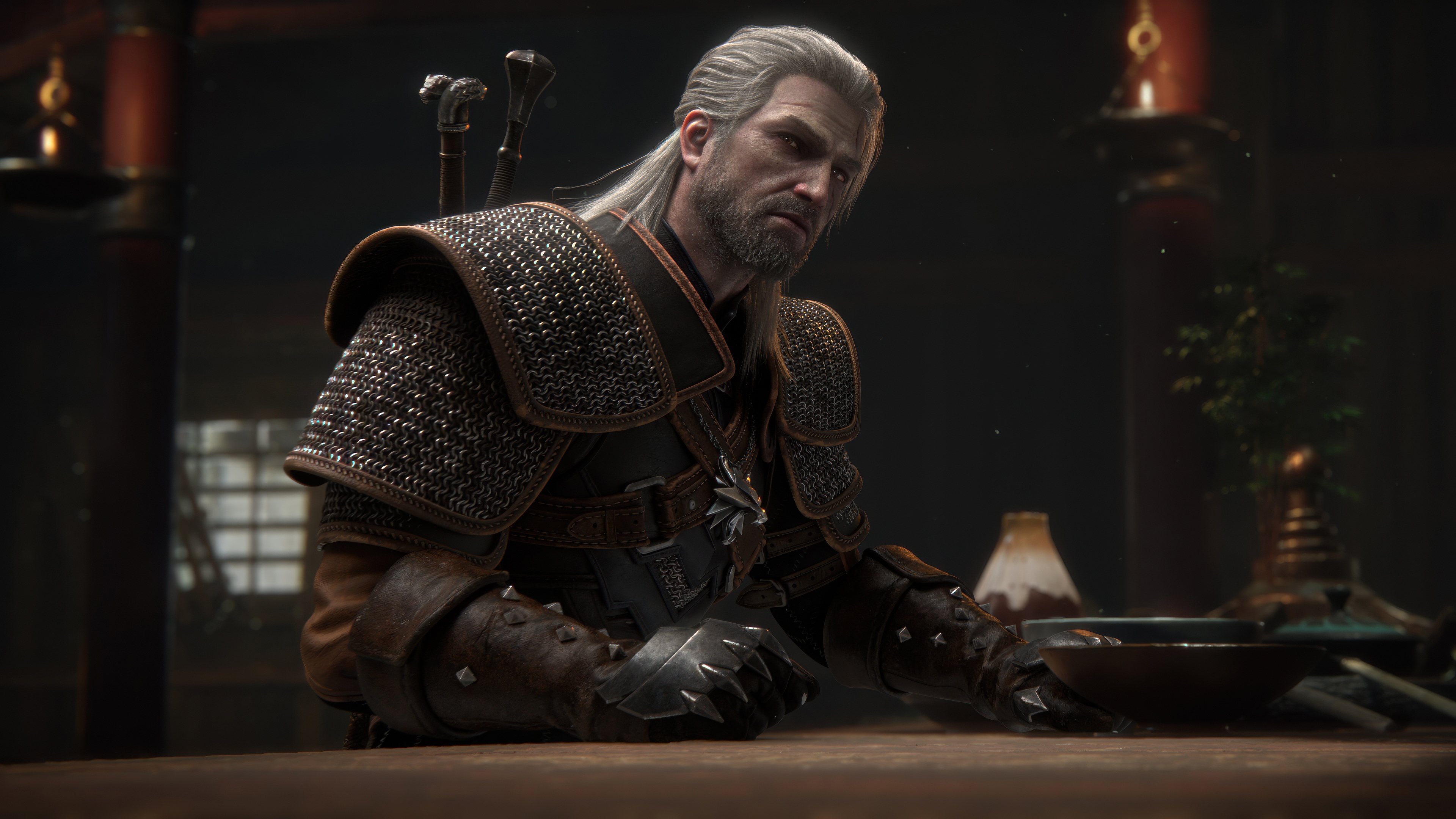 Geralt of Rivia from The Witcher 3 Wild Hunt HD Wallpaper
