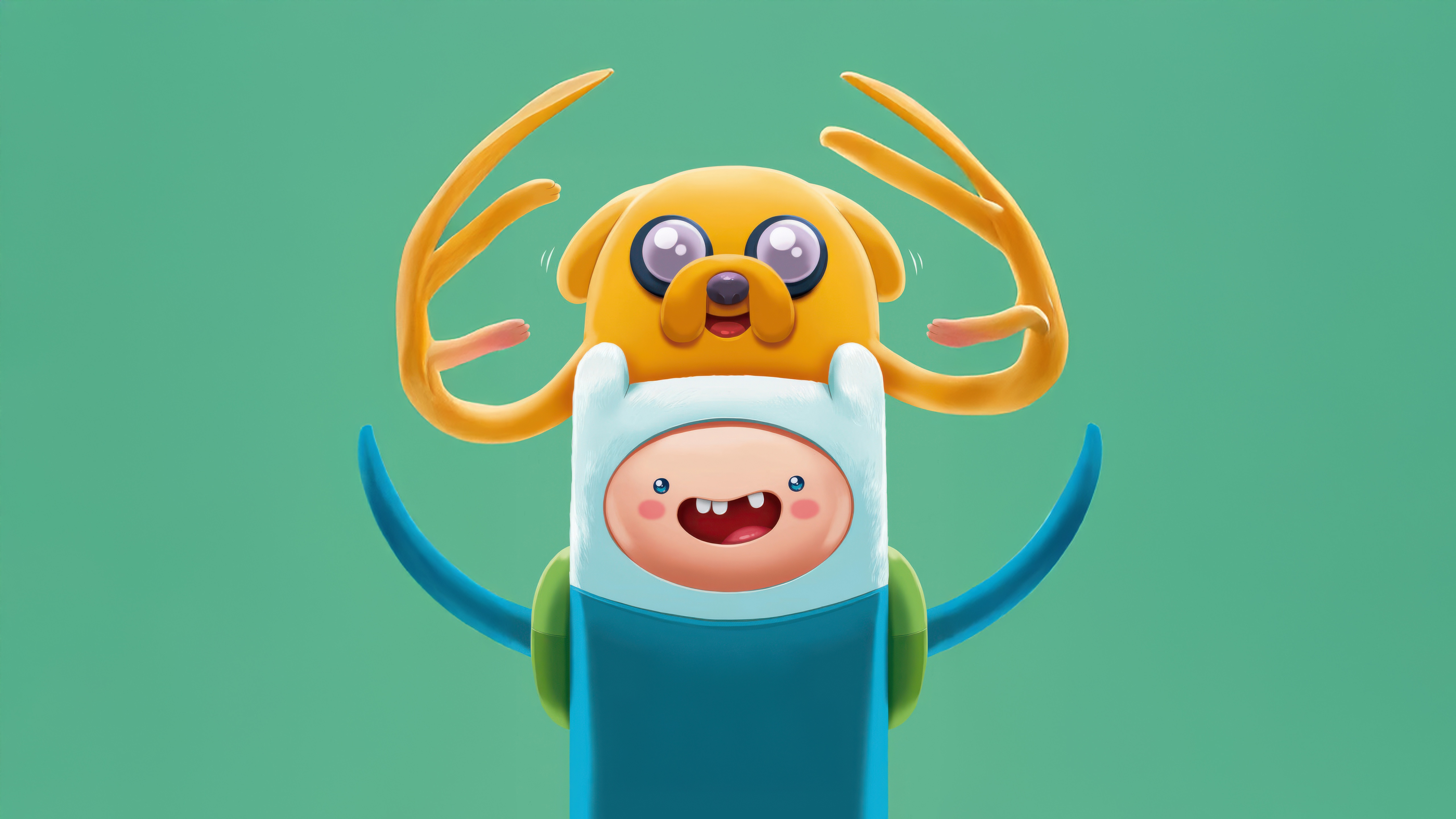 Finn and Jake from Adventure Time HD Wallpaper