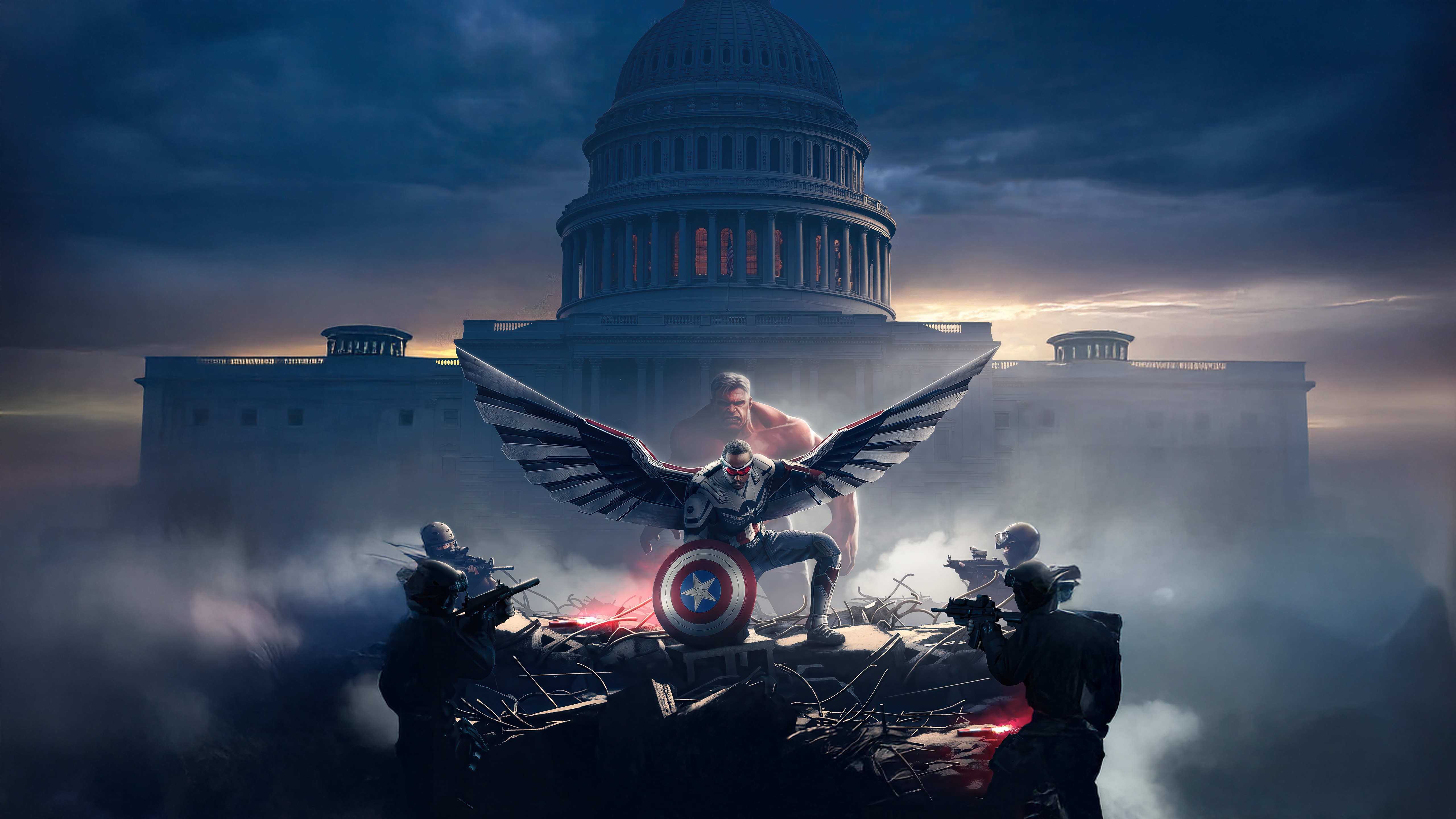 Captain America Brave New World at The White House HD Wallpaper